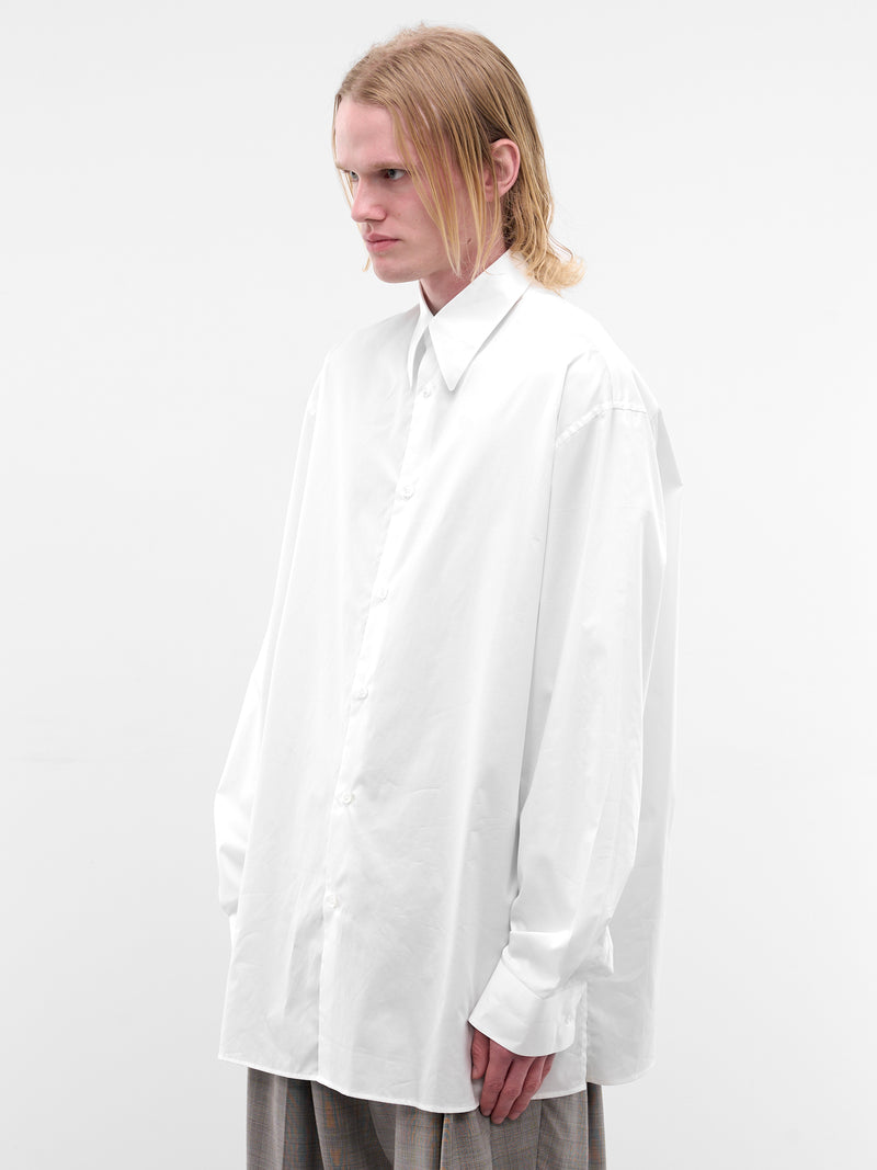 White Long Sleeve Shirt (SS26-004-06W-WHITE)