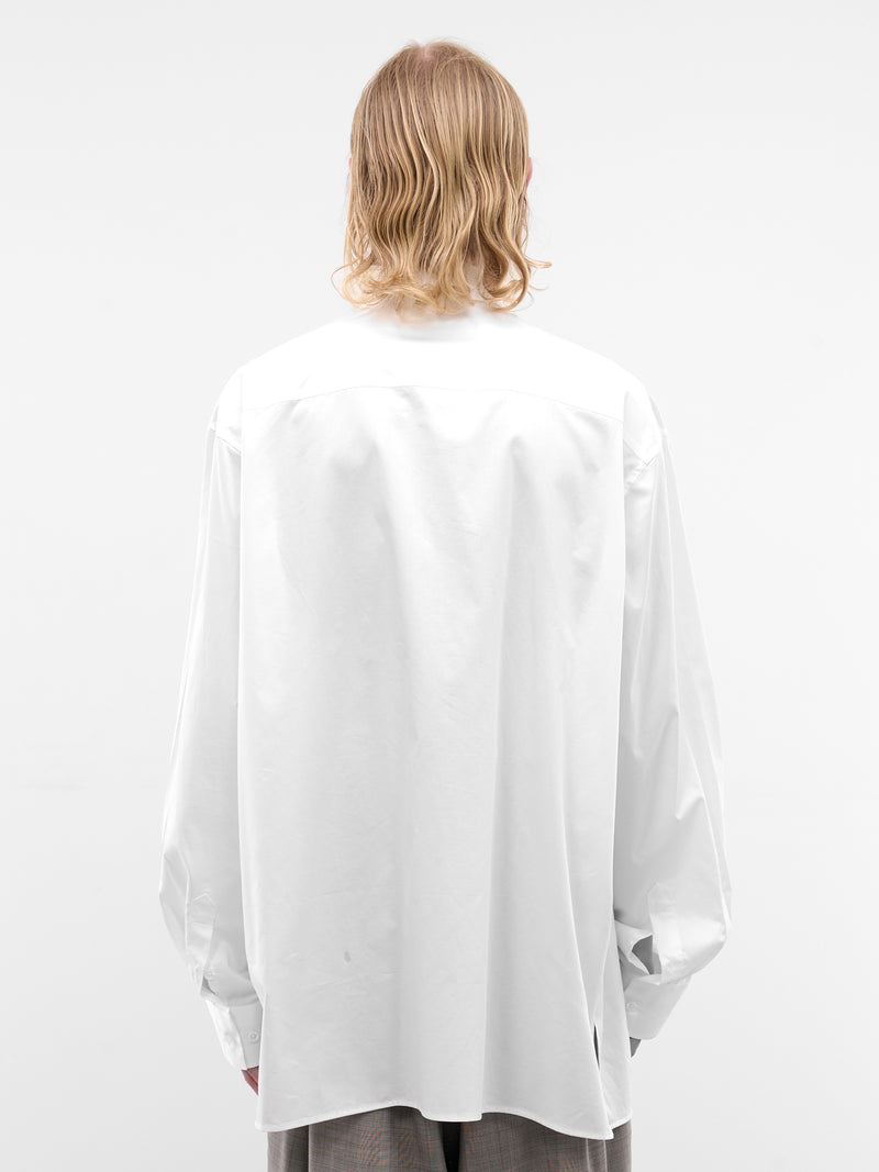 White Long Sleeve Shirt (SS26-004-06W-WHITE)