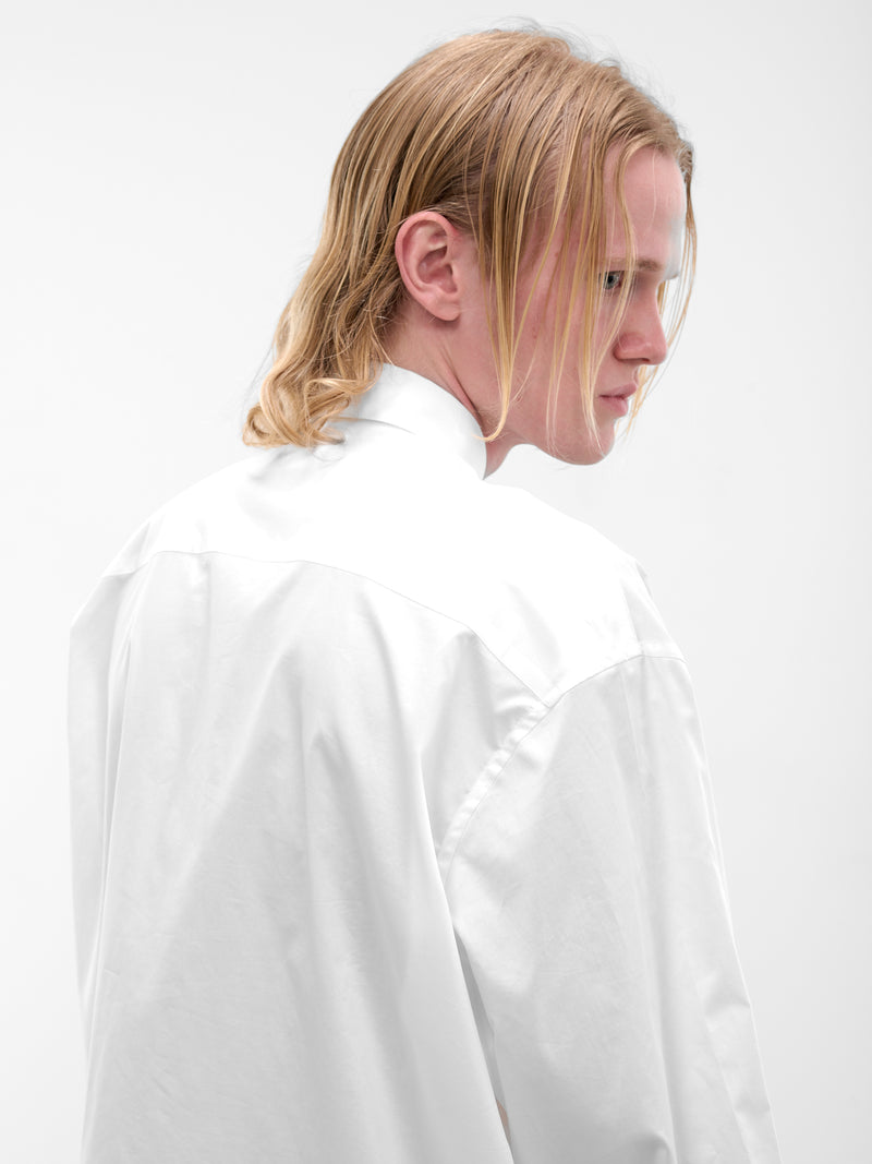 White Long Sleeve Shirt (SS26-004-06W-WHITE)