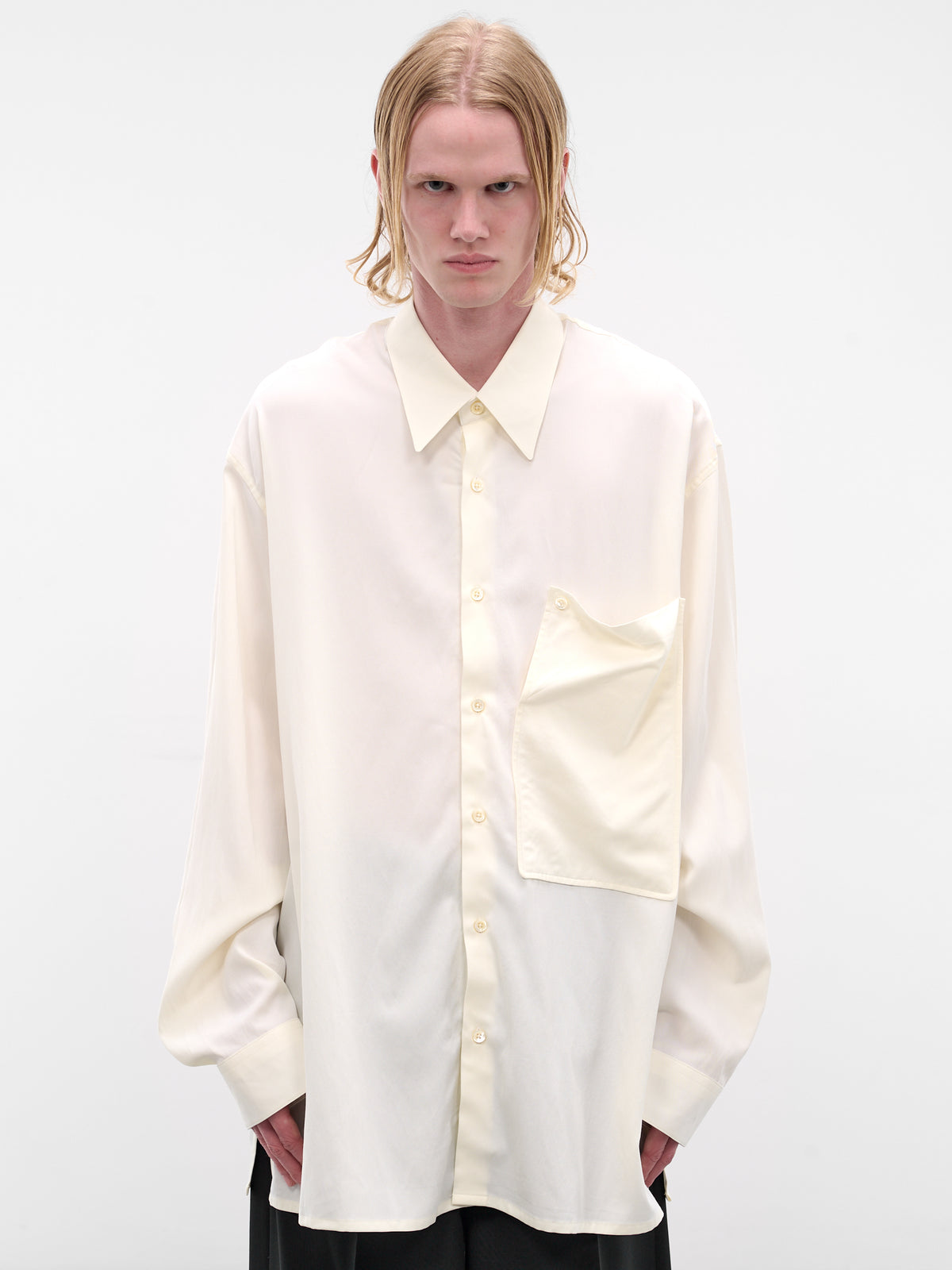 Beige Buttoned Pocket Shirt (SS26-004-07B-BEIGE)