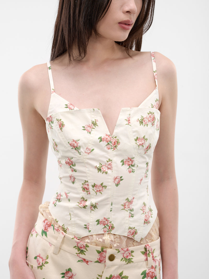 Rose Print Bustier (SS2600T10-ROSE-PRINT)