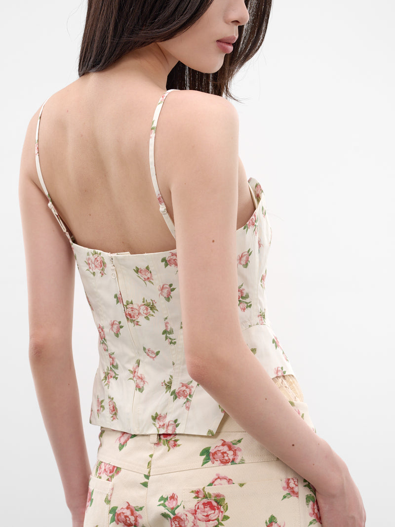 Rose Print Bustier (SS2600T10-ROSE-PRINT)