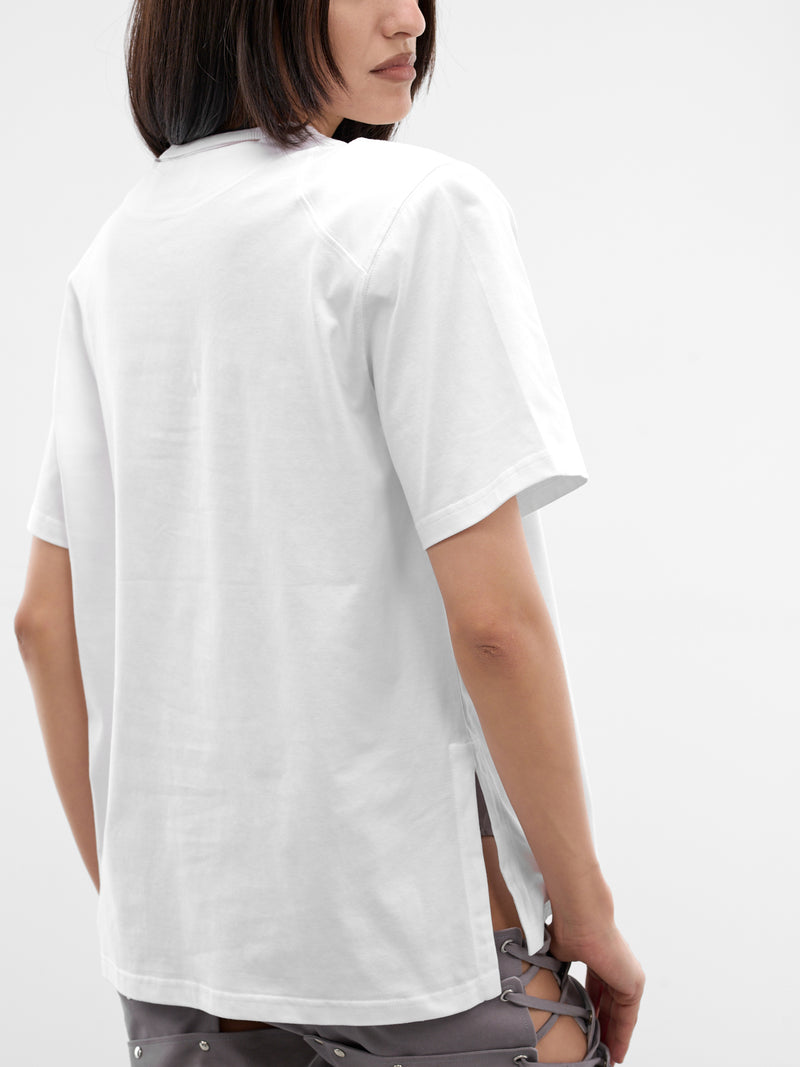 White Protecting My Peace Tee (SS26JT05B-J03-WHITE)