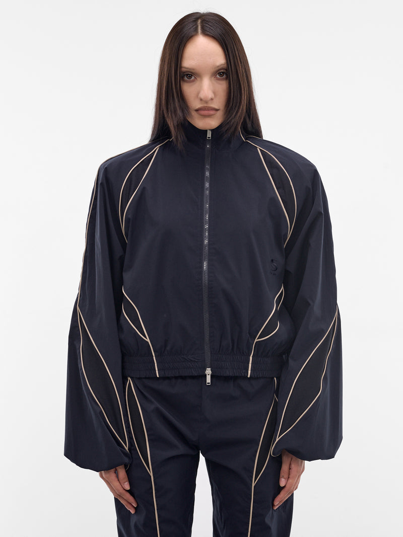 Dark Navy Slash Track Jacket (SS26OW02-W15-DARK-NAVY)