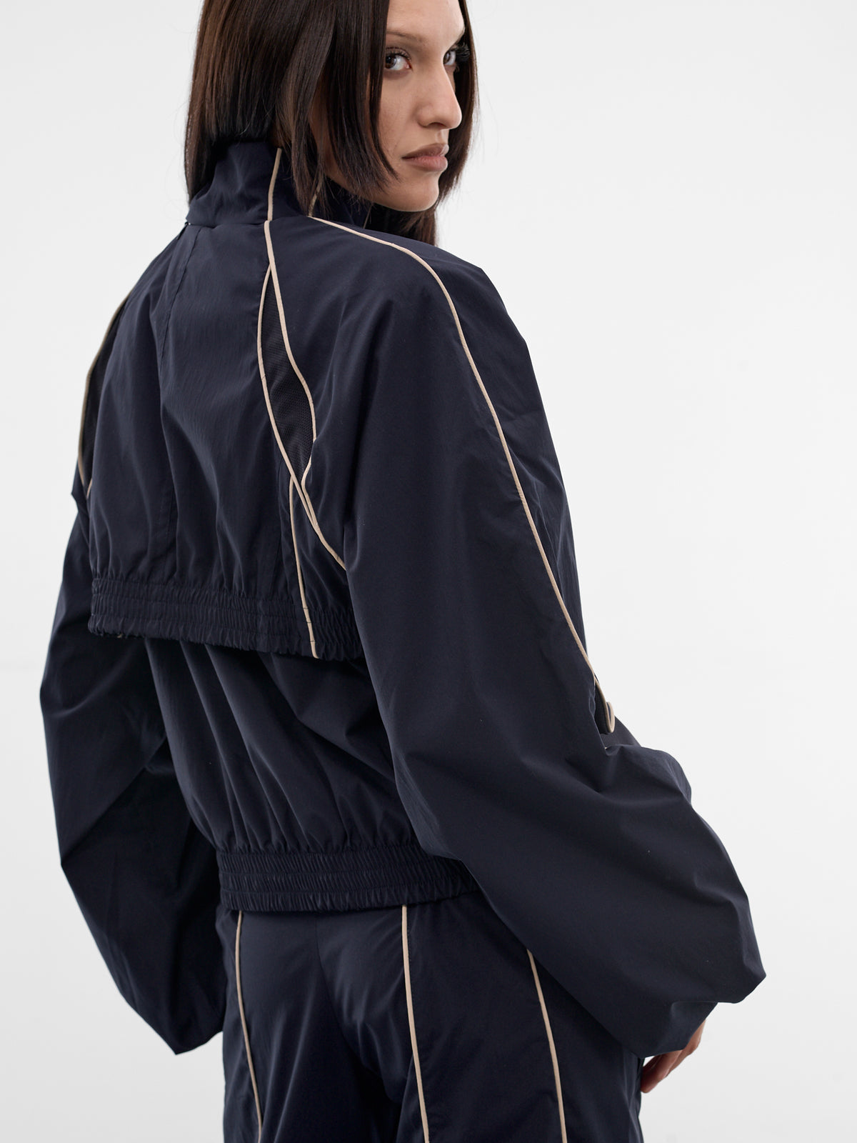 Dark Navy Slash Track Jacket (SS26OW02-W15-DARK-NAVY)