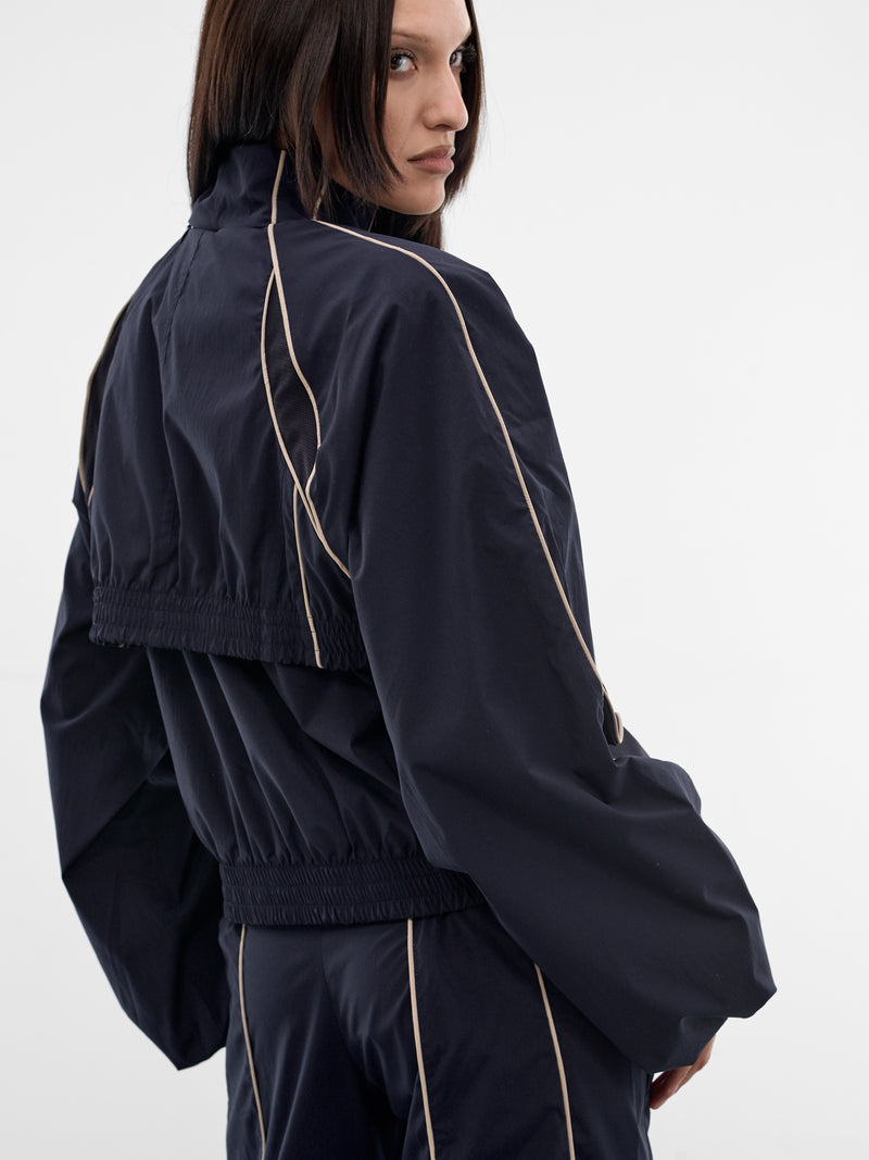 Dark Navy Slash Track Jacket (SS26OW02-W15-DARK-NAVY)