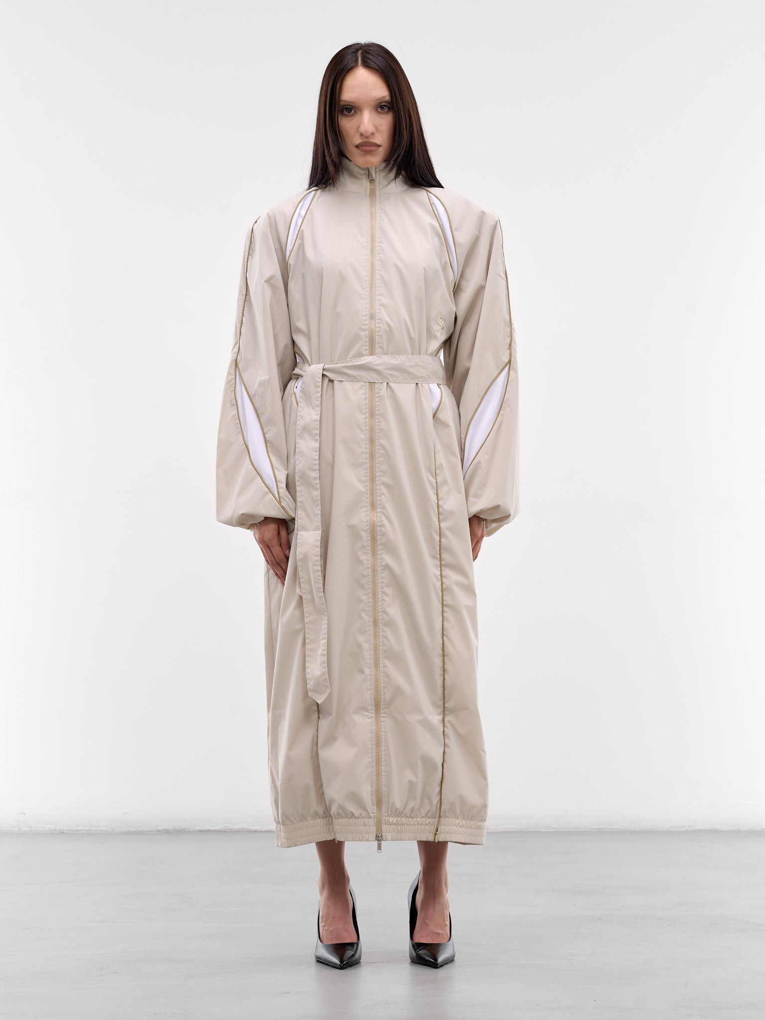 Stone Slash Track Coat (SS26OW04-W15-STONE)