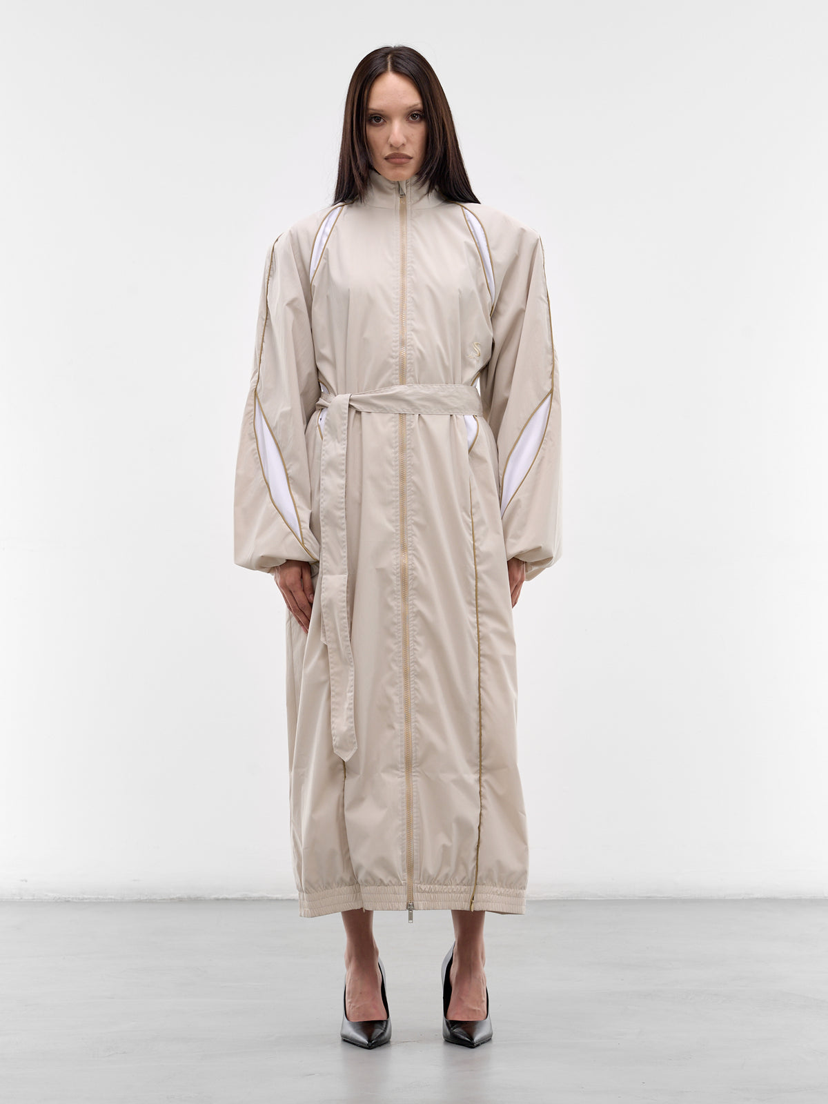 Stone Slash Track Coat (SS26OW04-W15-STONE)