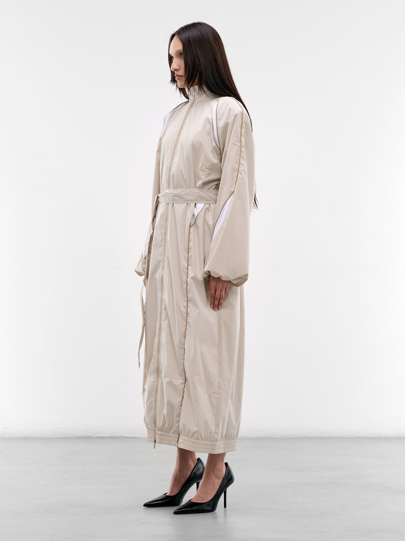 Stone Slash Track Coat (SS26OW04-W15-STONE)