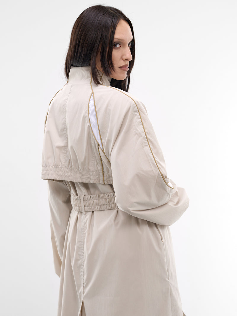 Stone Slash Track Coat (SS26OW04-W15-STONE)