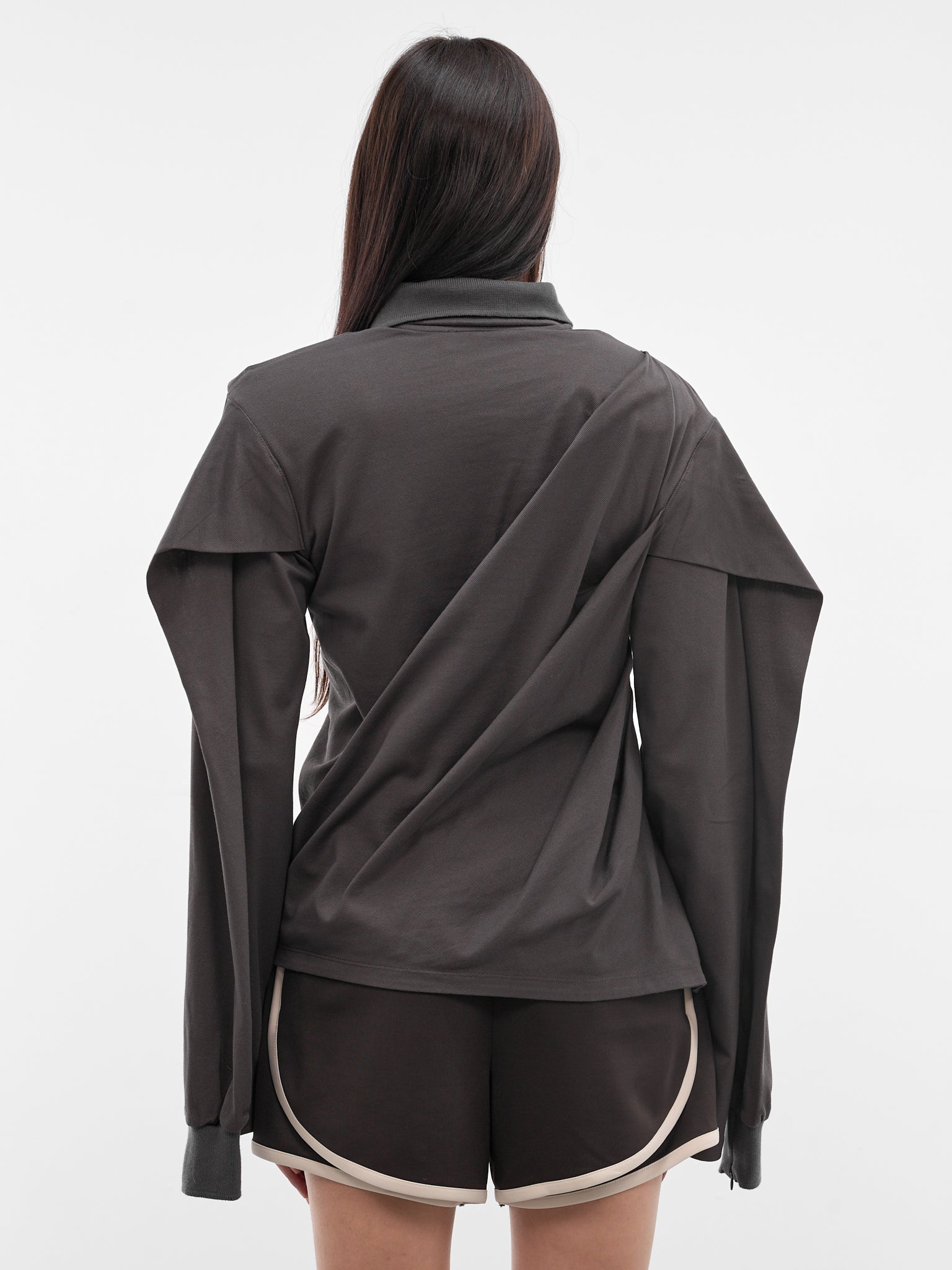 Mud Twisted Polo Top (SS26TP01-W54-MUD)