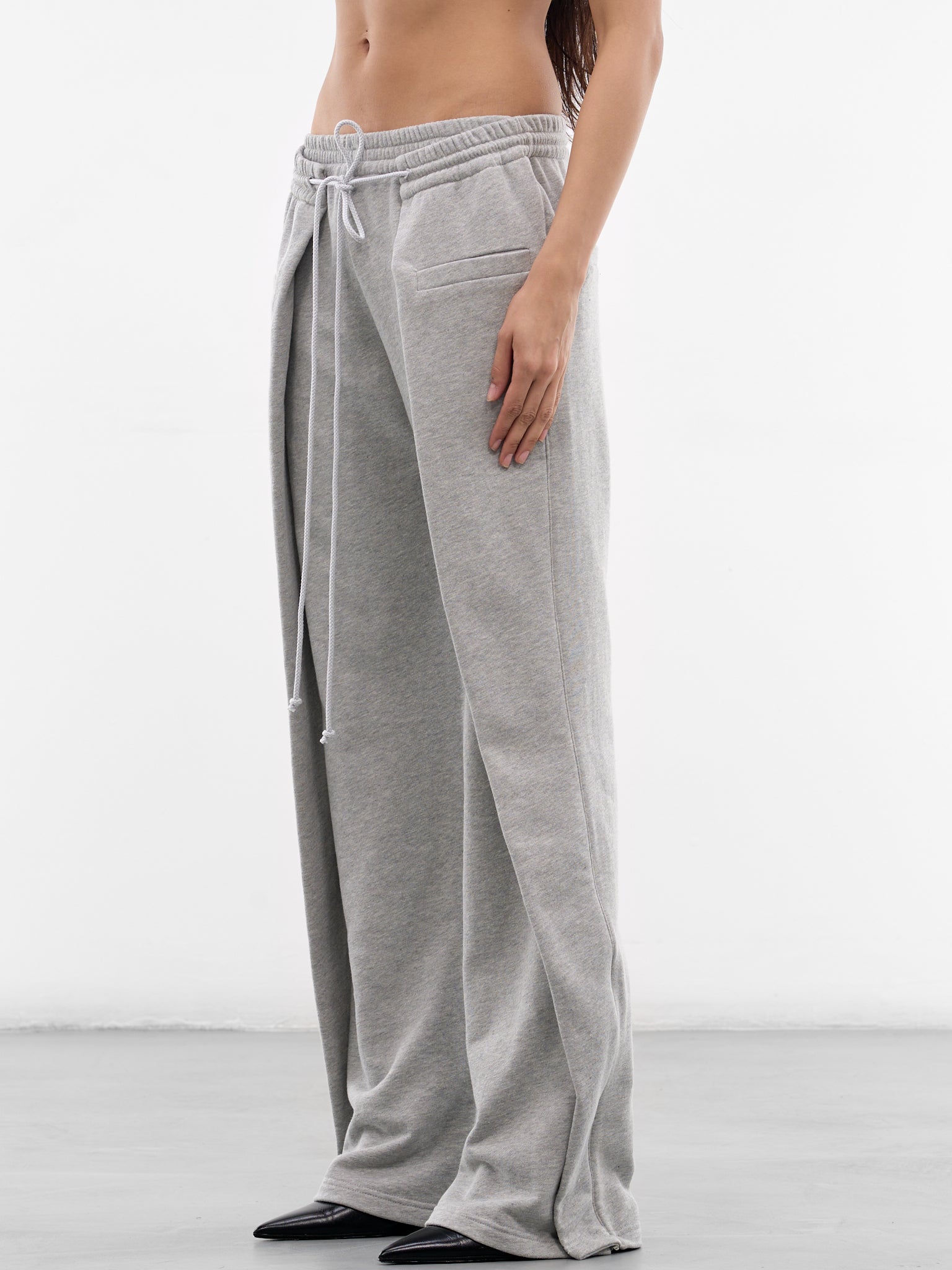 Gray Origami Track Pants (SS26TR08-J04-MARL-GREY)