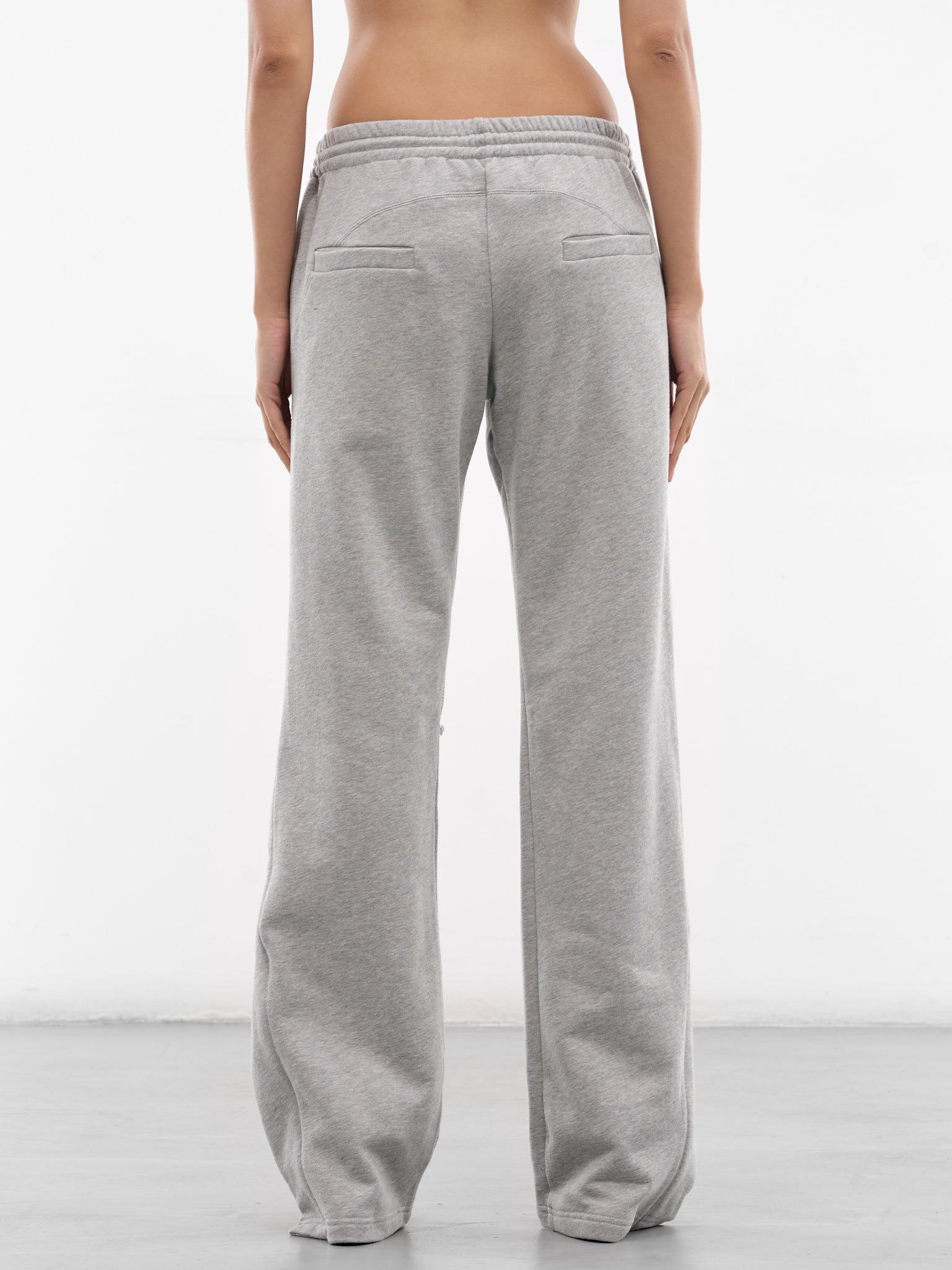 Gray Origami Track Pants (SS26TR08-J04-MARL-GREY)