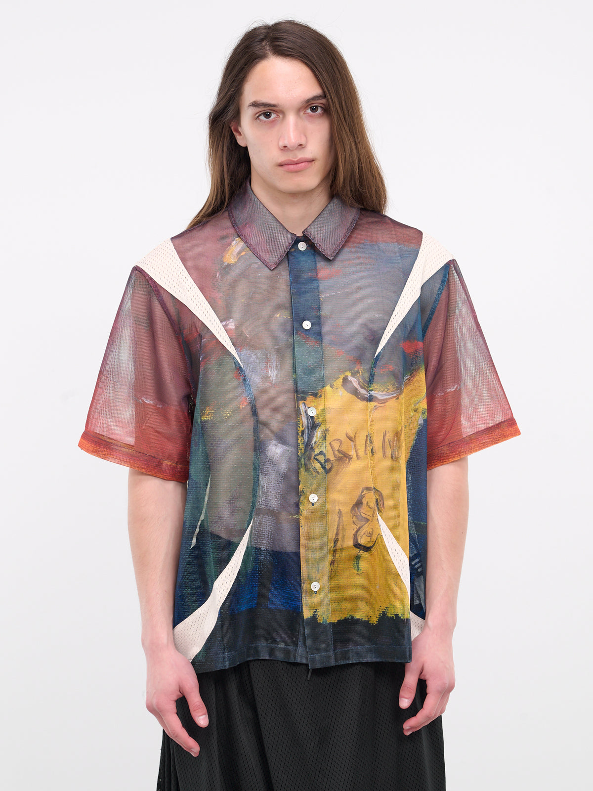 Devin Paneled Print Shirt (ST-05A-MULTICOLOR)