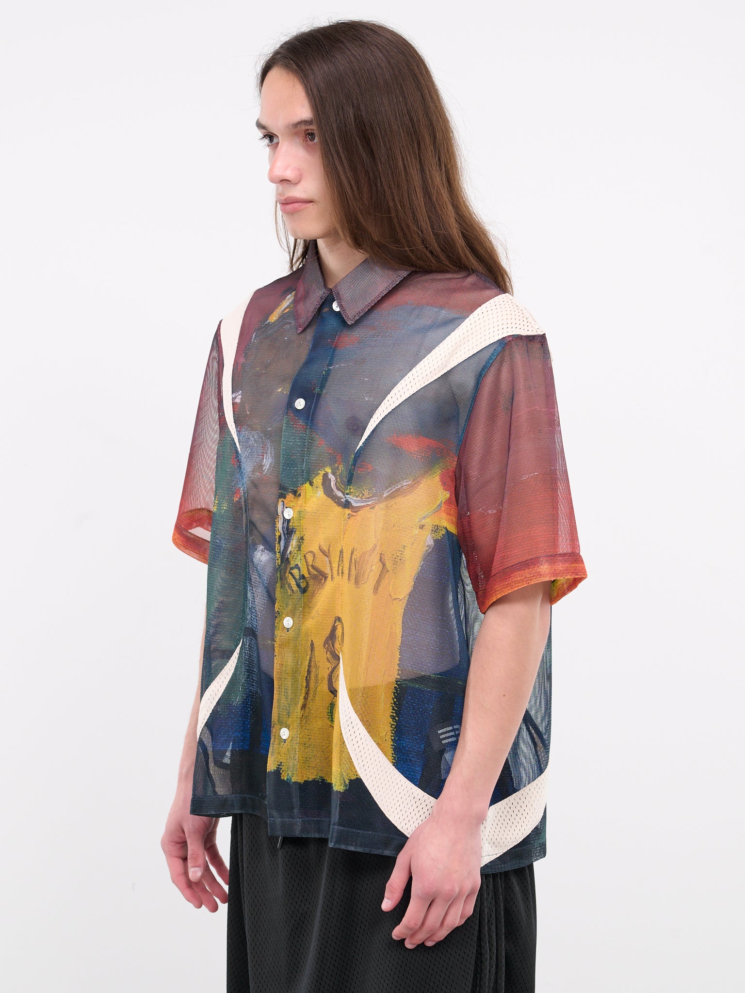 Devin Paneled Print Shirt (ST-05A-MULTICOLOR)
