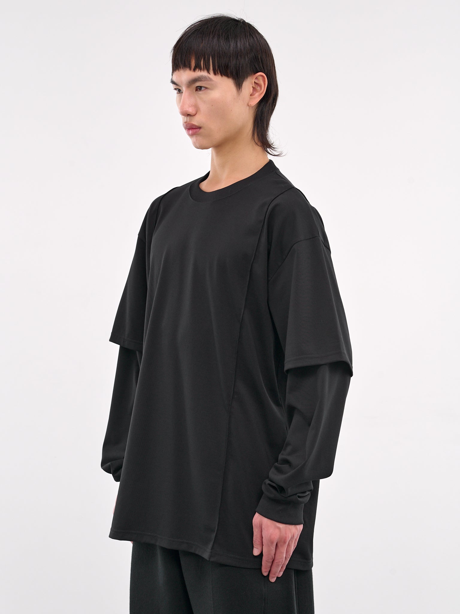 Layered Tee (ST-1167-BLACK)
