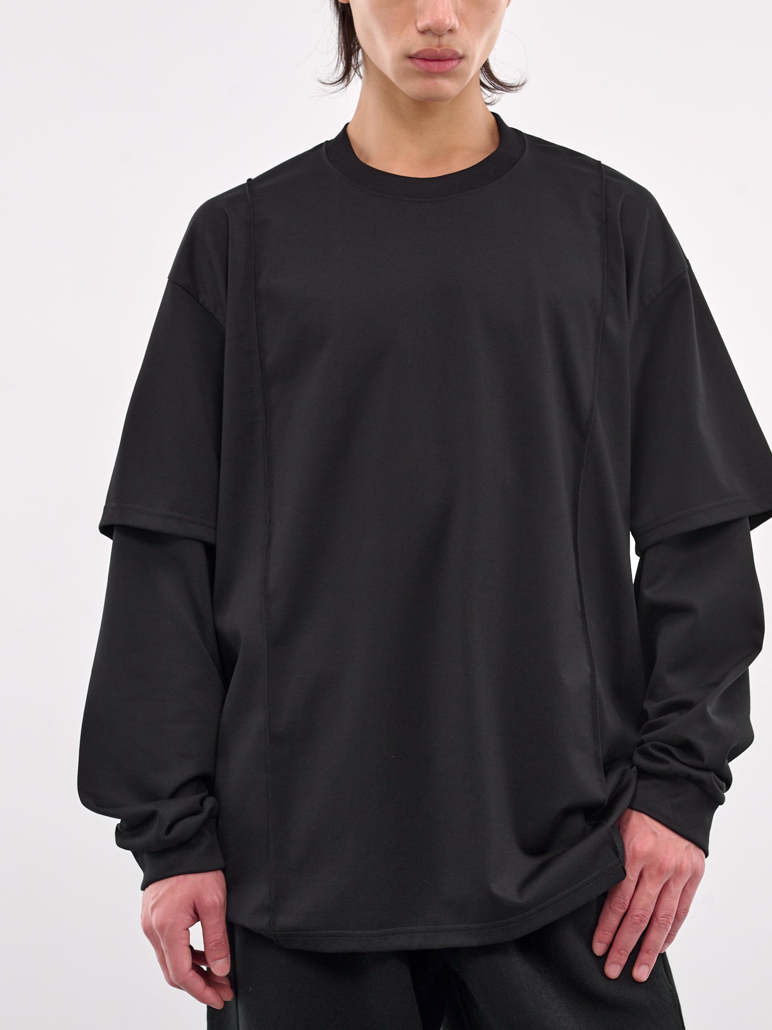 Layered Tee (ST-1167-BLACK)