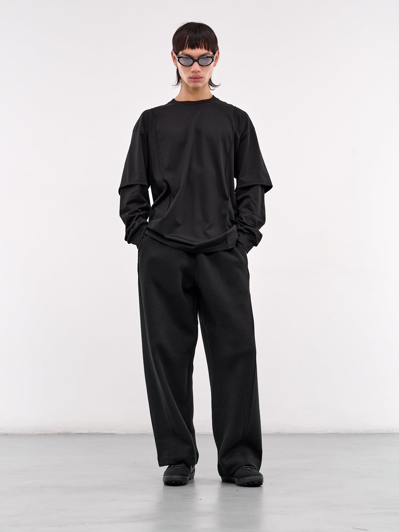 Layered Tee (ST-1167-BLACK)