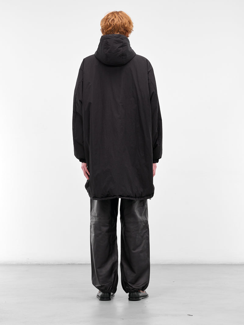 Black Padded Nylon Coat (ST-1214-BLACK)