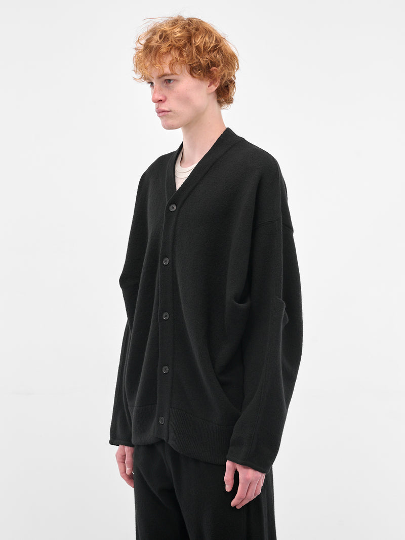 Black Wool Cardigan (ST-1298-BLACK)