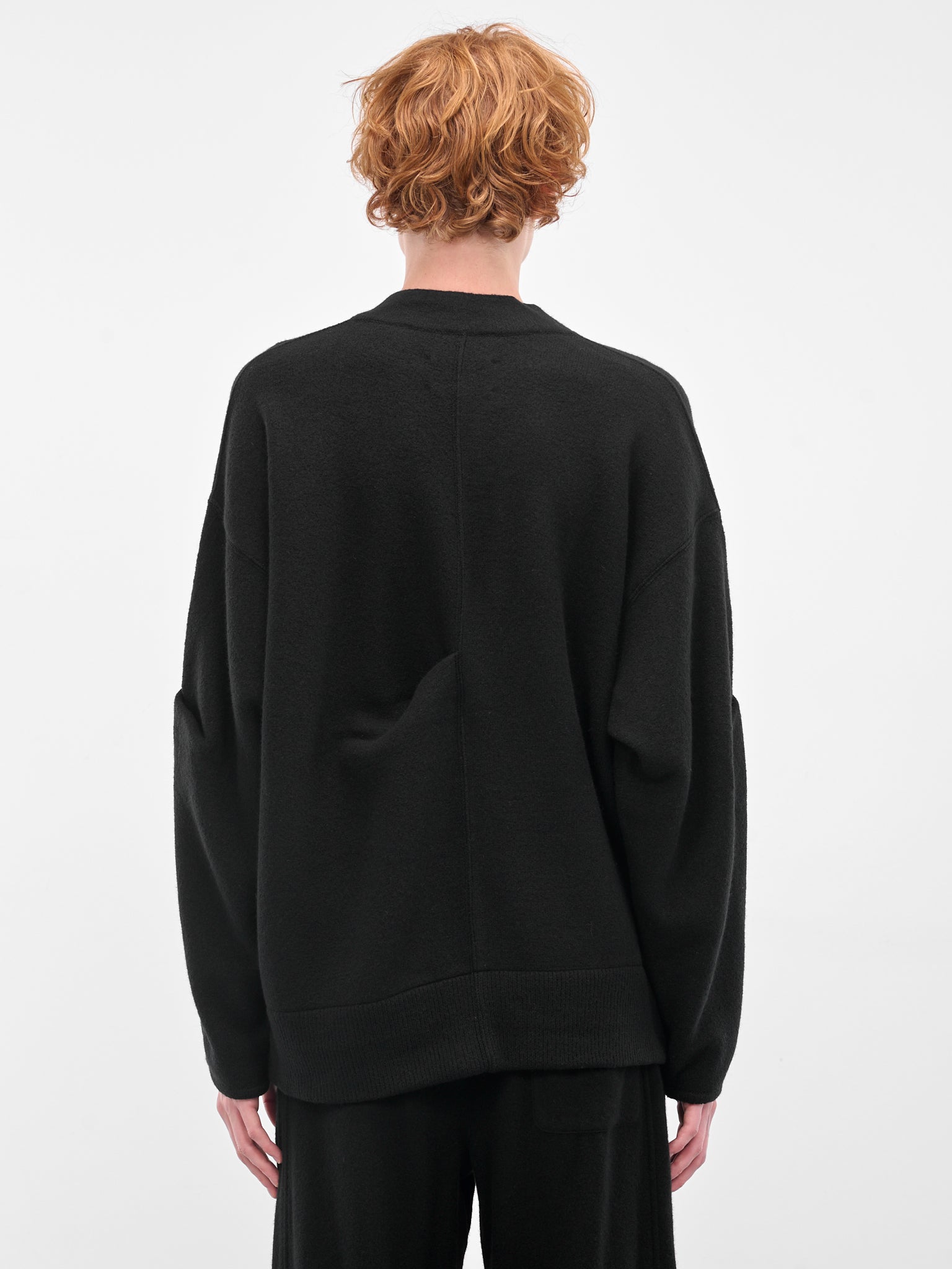 Black Wool Cardigan (ST-1298-BLACK)