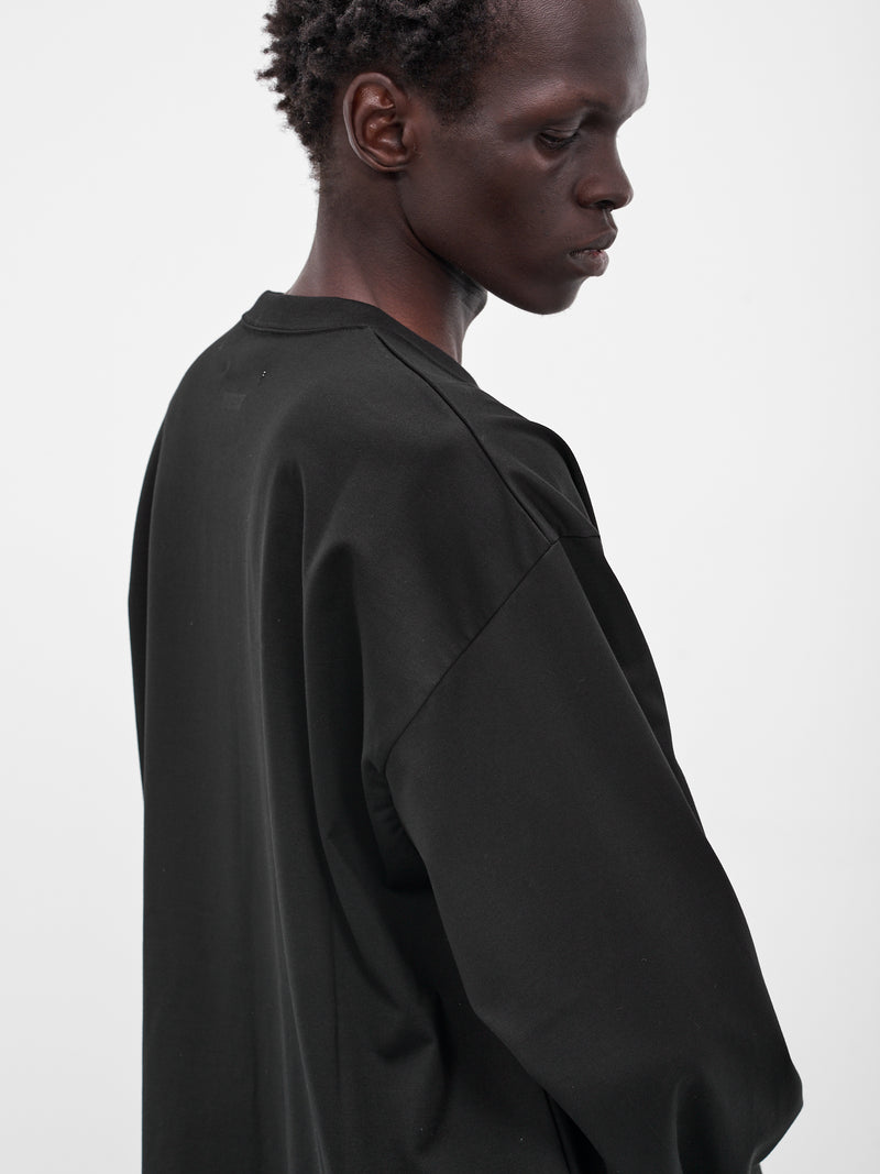 Black Oversized Pocket Long Sleeve (ST-1330-BLACK)