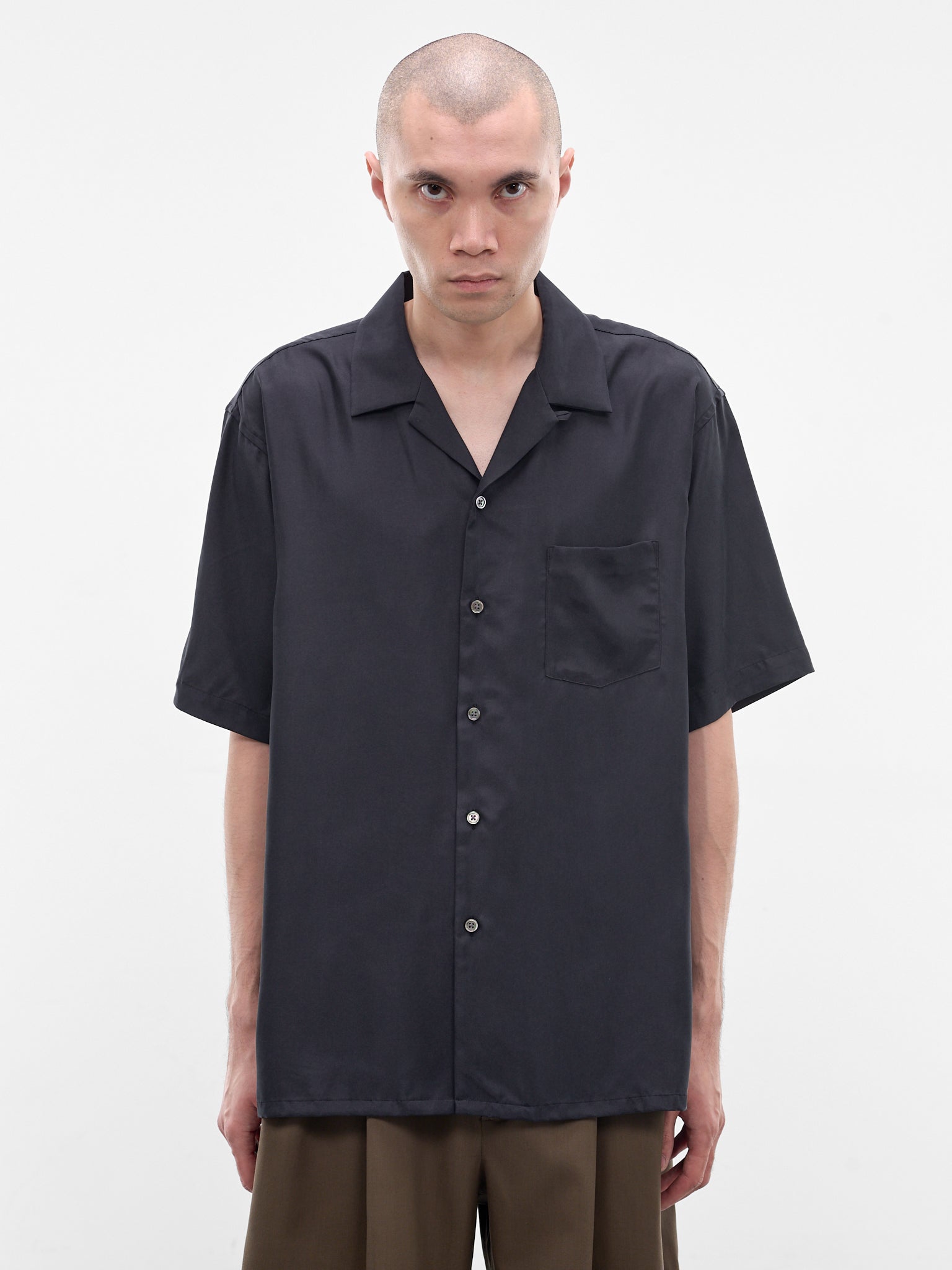 Black Short Sleeve Shirt (ST-1462-BLACK)