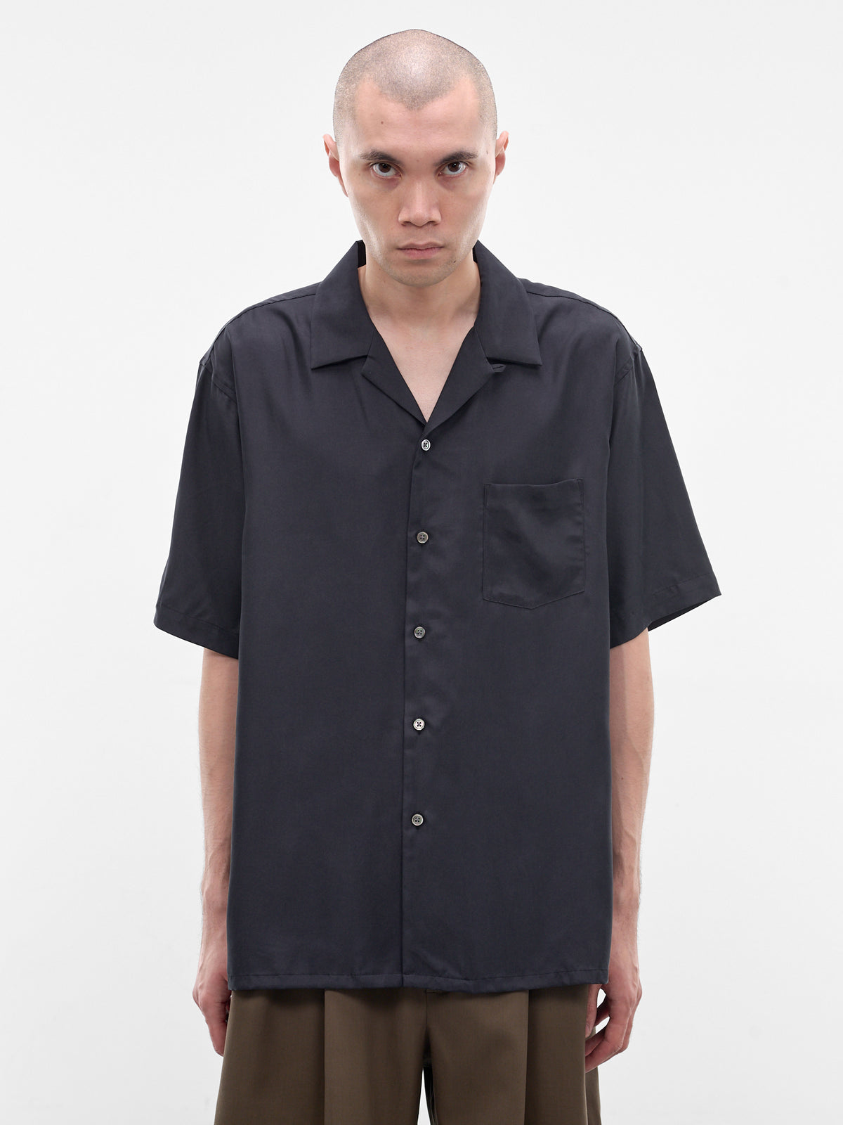 Black Short Sleeve Shirt (ST-1462-BLACK)