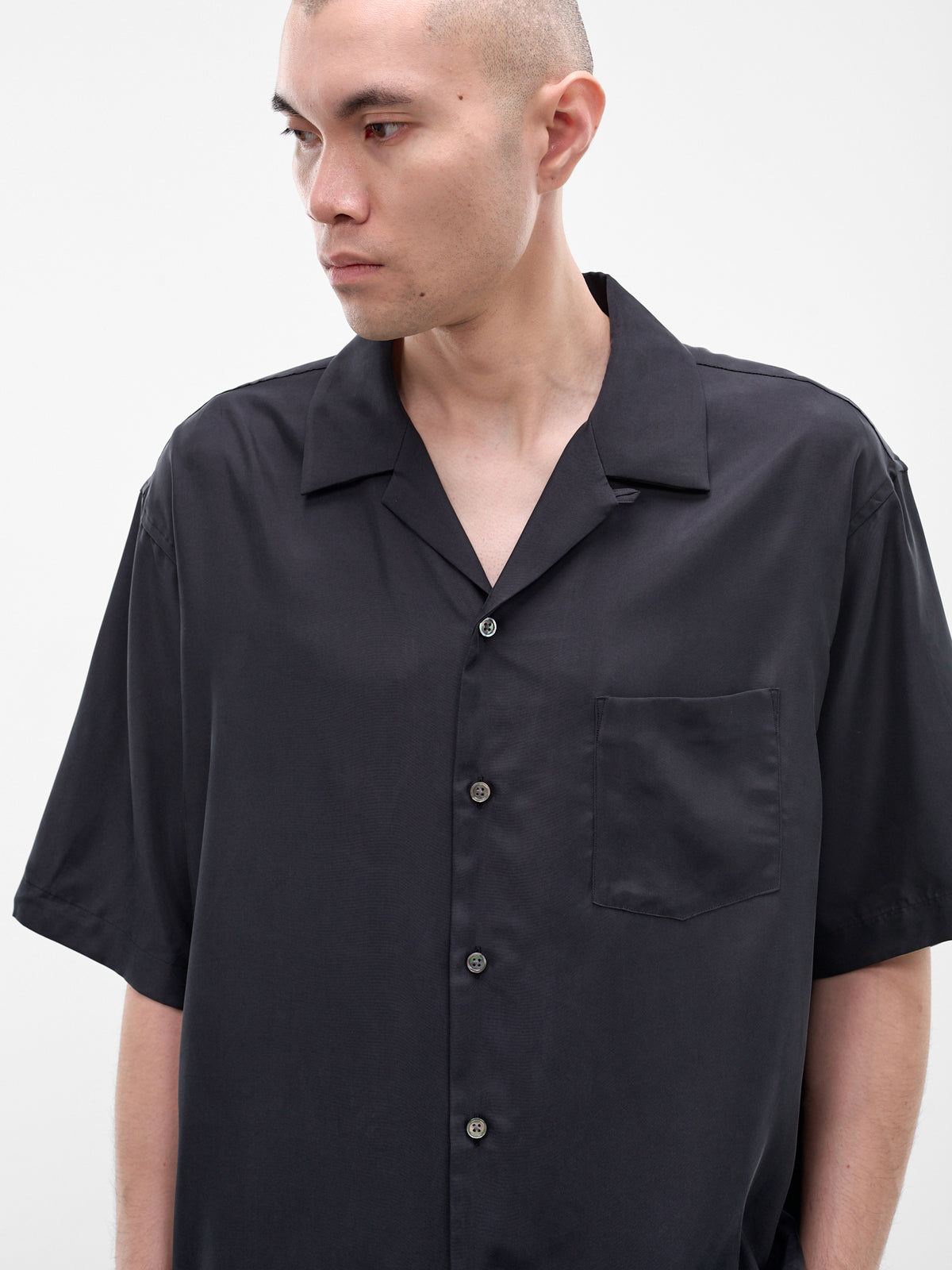 Black Short Sleeve Shirt (ST-1462-BLACK)