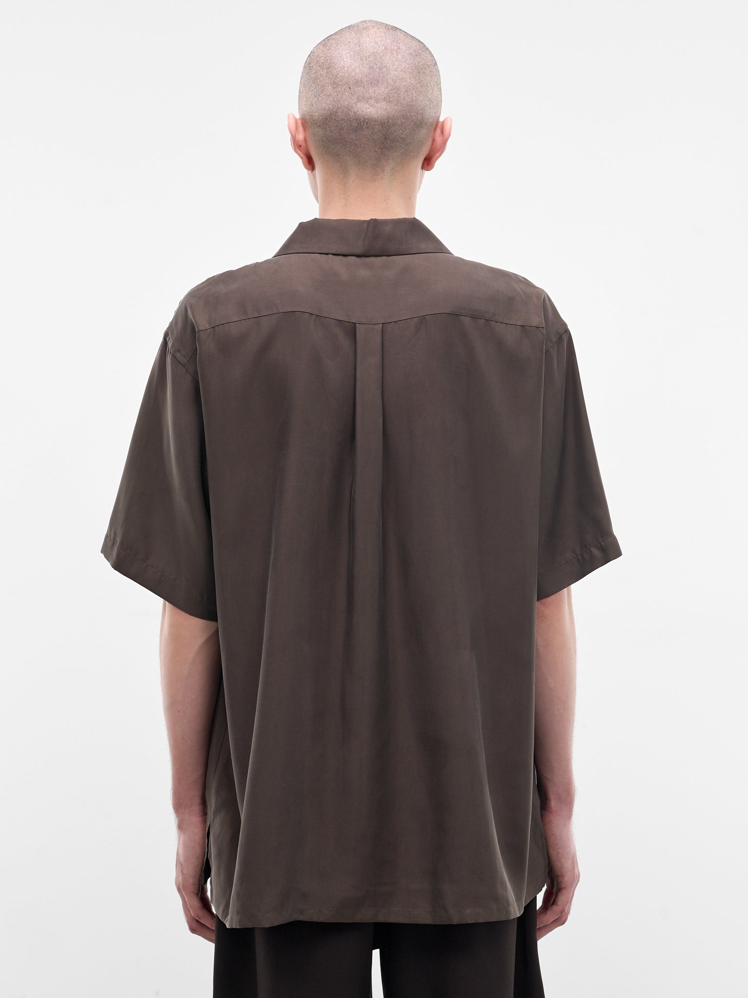 Brown Short Sleeve Shirt (ST-1462-DARK-BROWN)