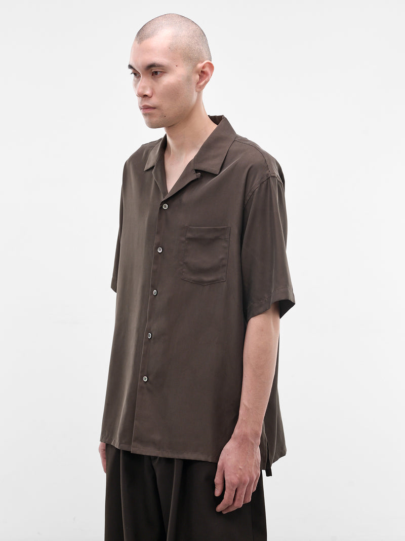 Brown Short Sleeve Shirt (ST-1462-DARK-BROWN)