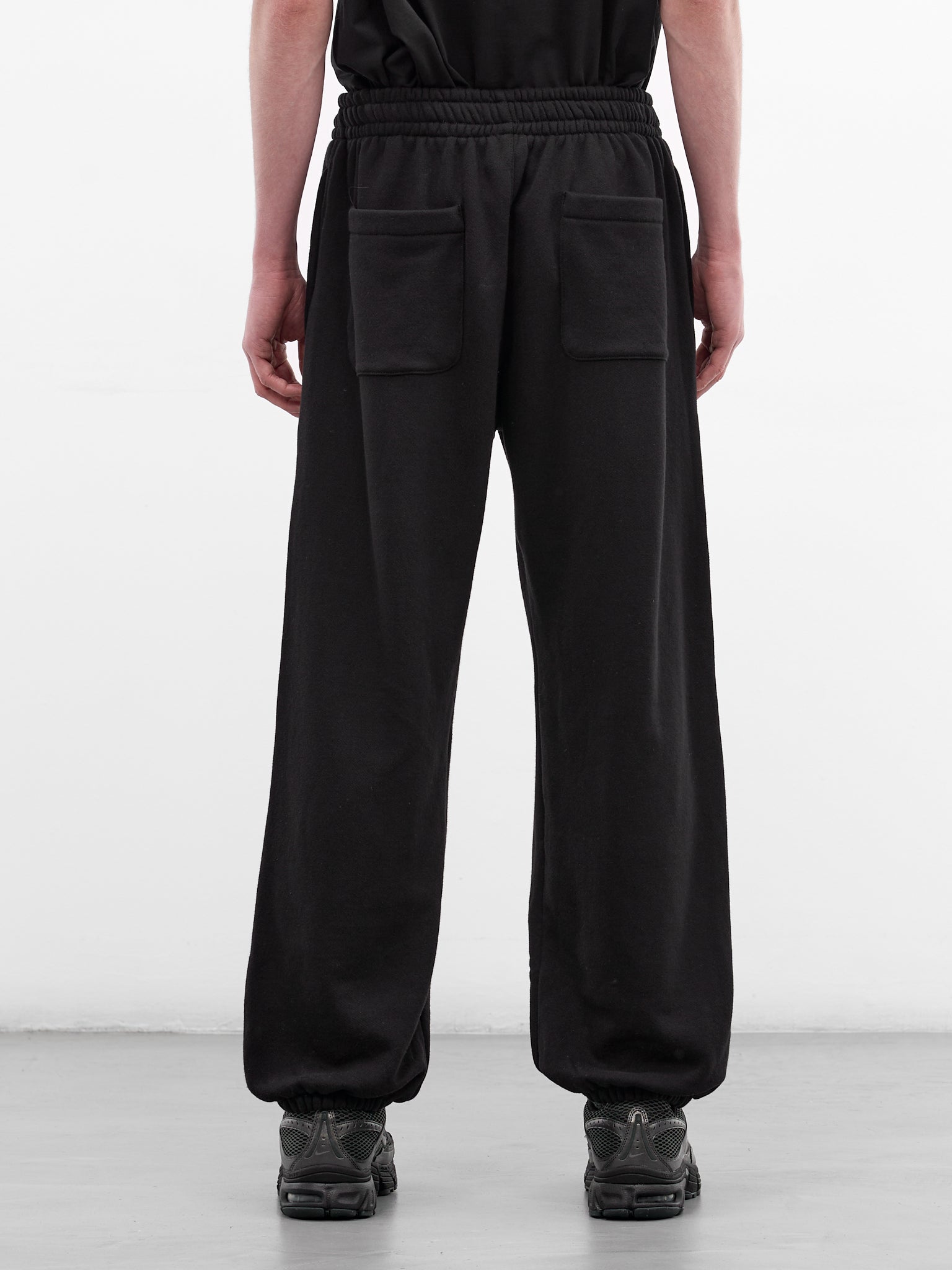 Black Cotton-Cashmere Joggers (ST-1470-BLACK)