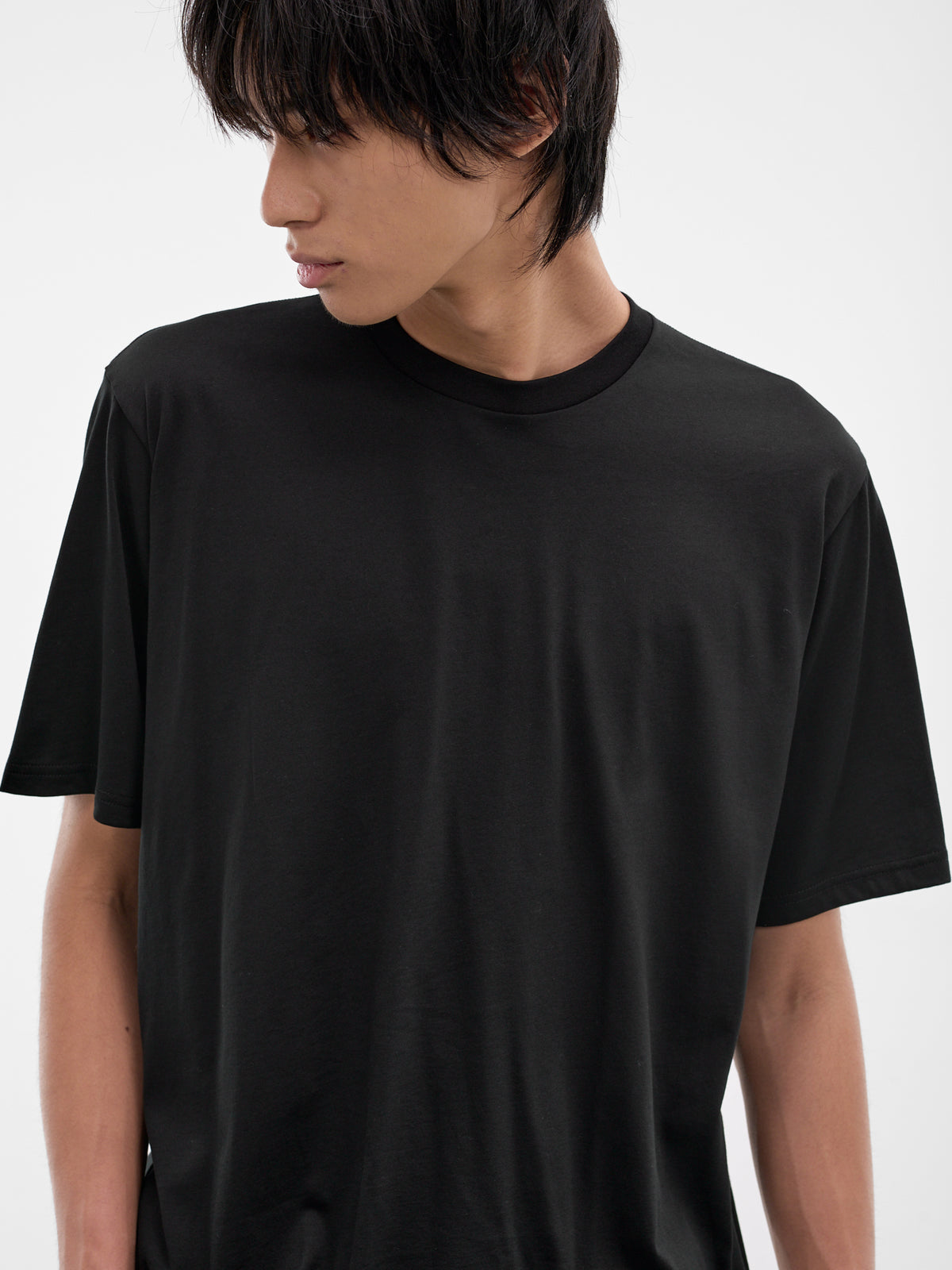 Black Cotton Tee (ST-1504-BLACK)