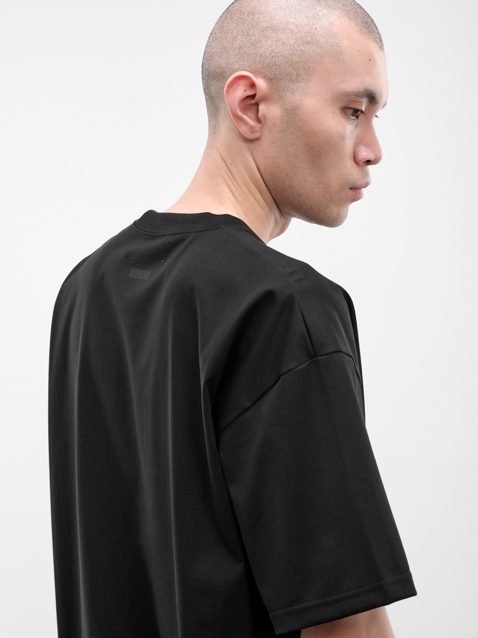 Black Cotton Pocket Tee (ST-1506-BLACK)