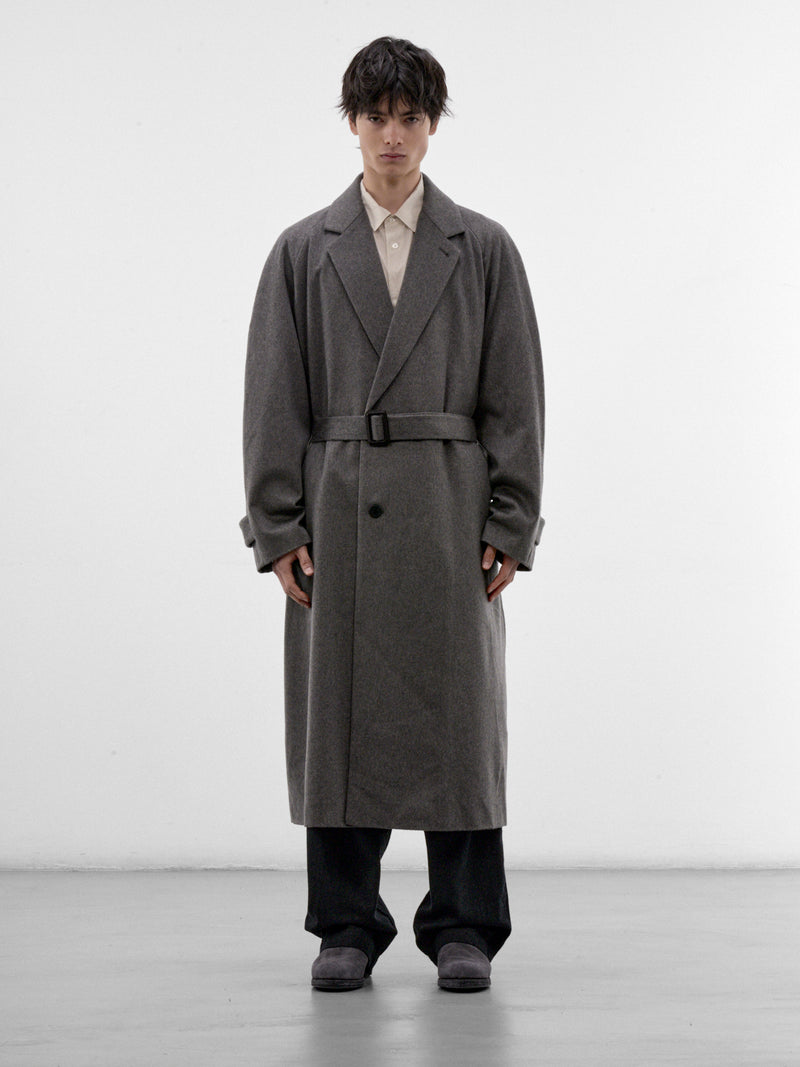 Greige Cashmere Raglan Coat (ST-1538-GREIG)
