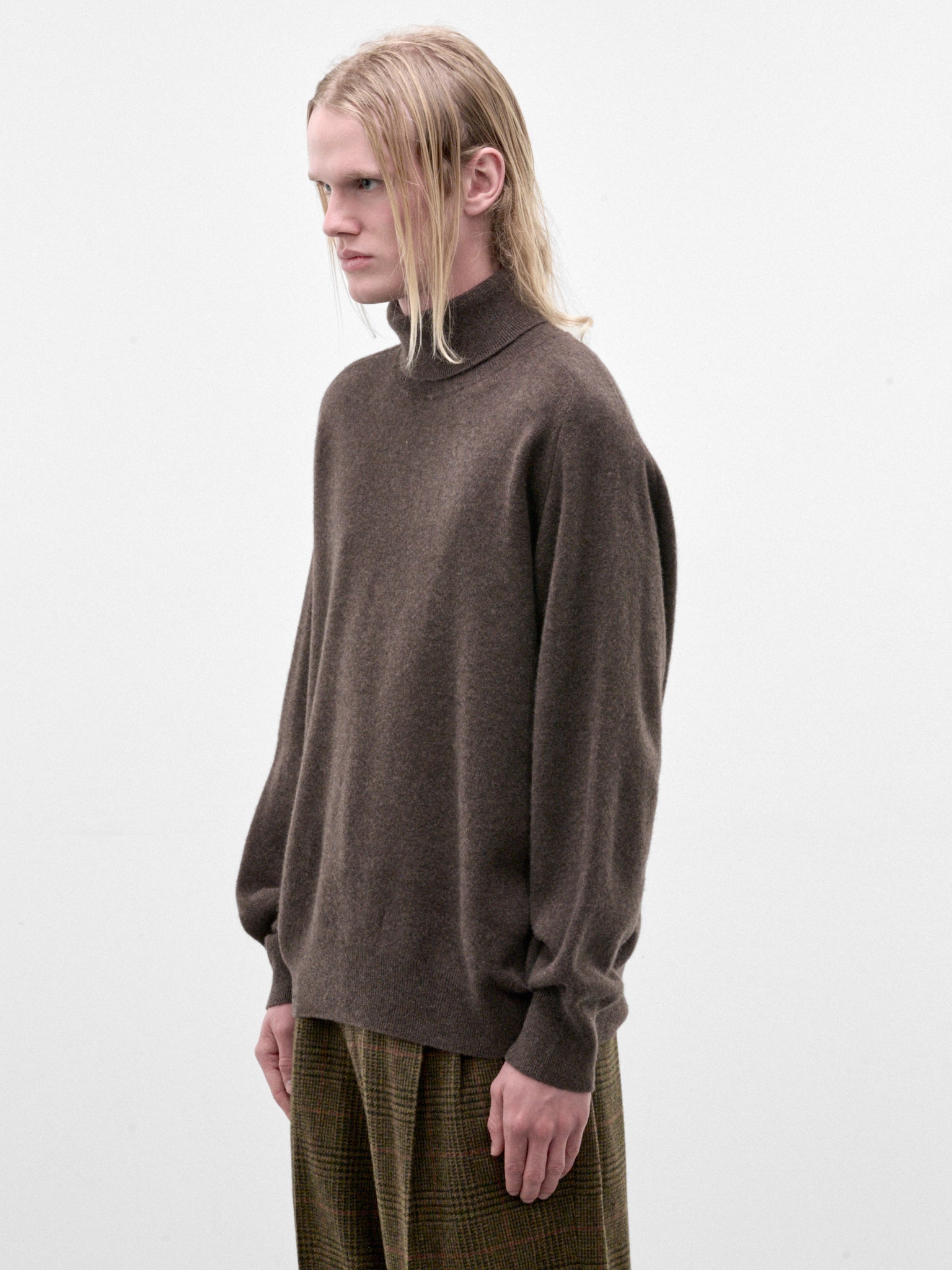 Mocha Wool Turtleneck Sweater (ST-1635-MOCHA)