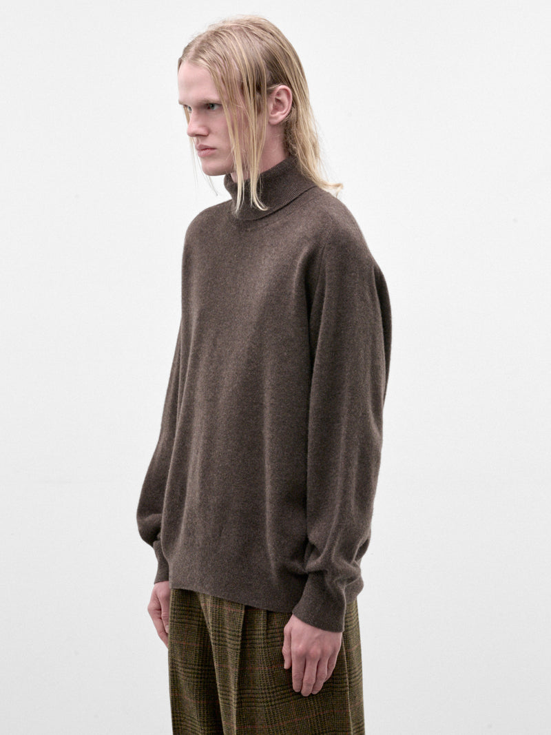 Mocha Wool Turtleneck Sweater (ST-1635-MOCHA)
