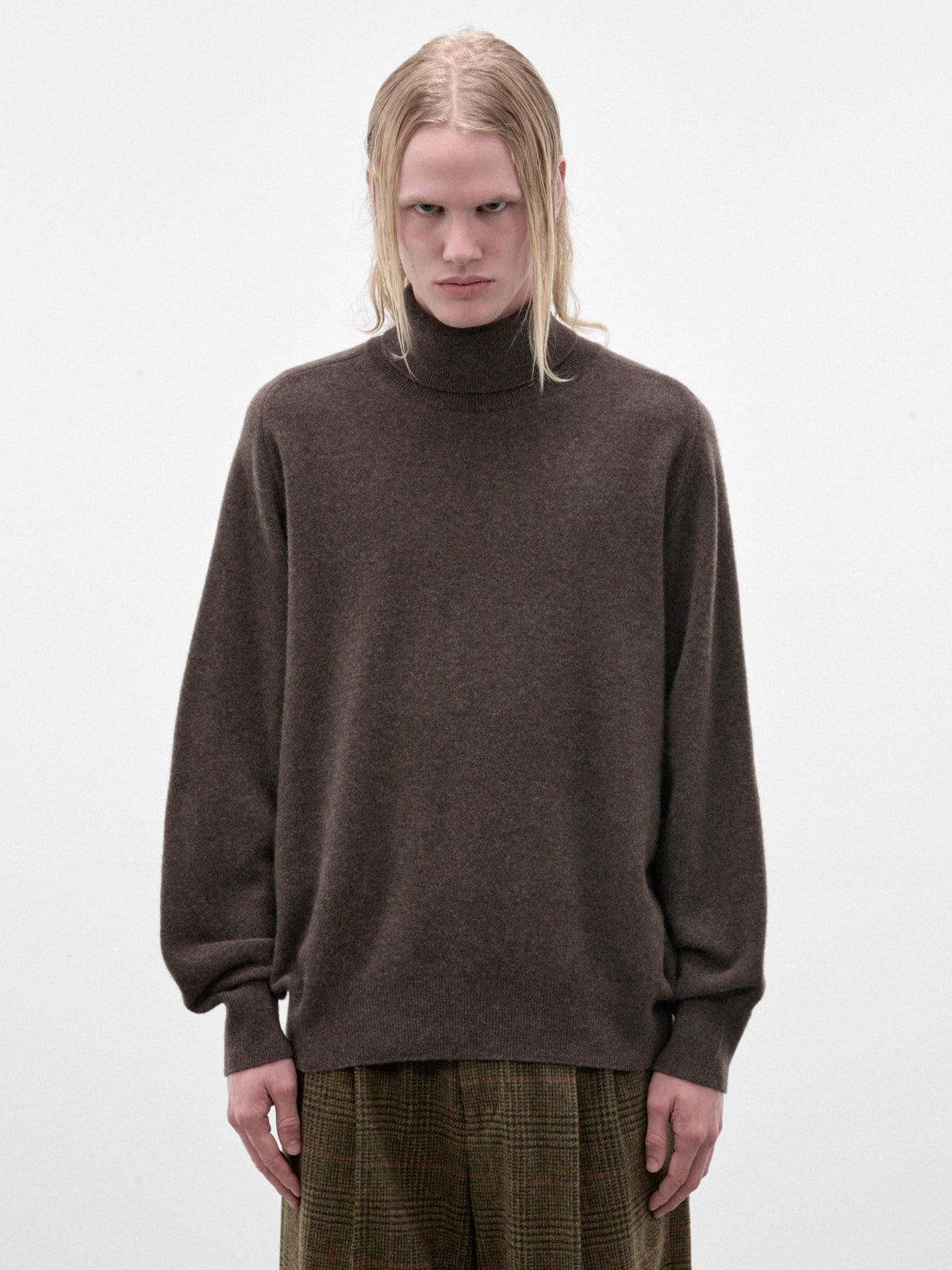 Mocha Wool Turtleneck Sweater (ST-1635-MOCHA)
