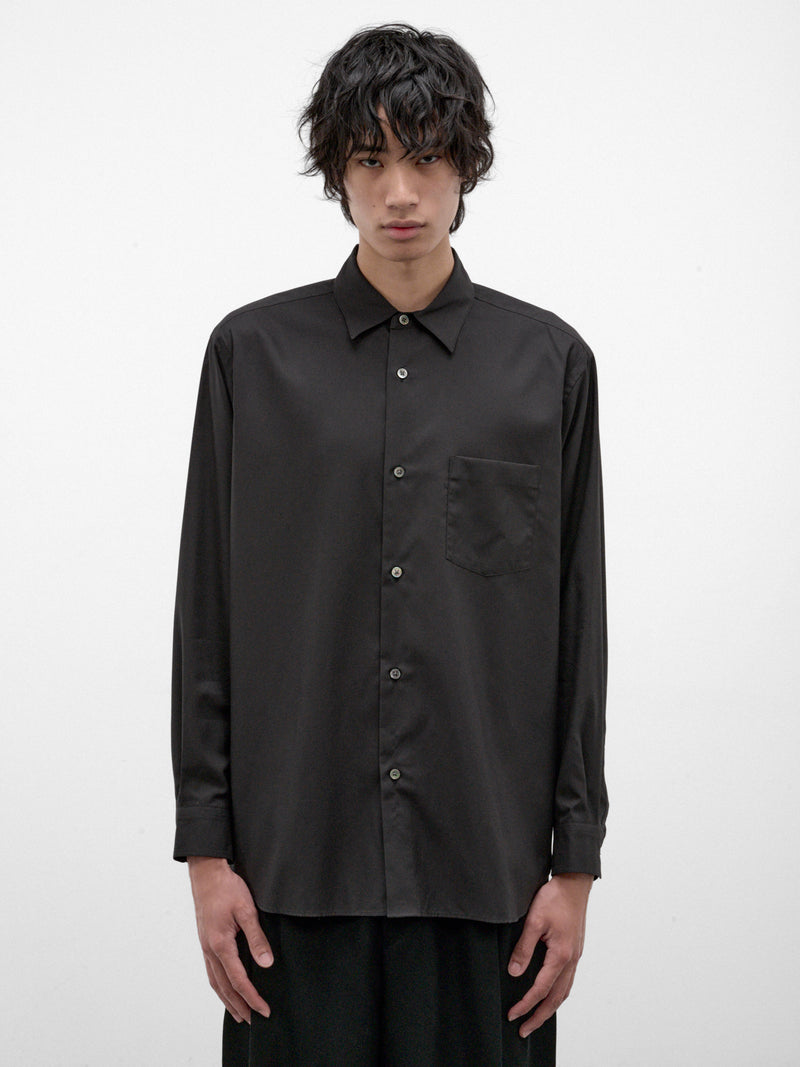 Black Pima Cotton Shirt (ST-1658-BLACK)