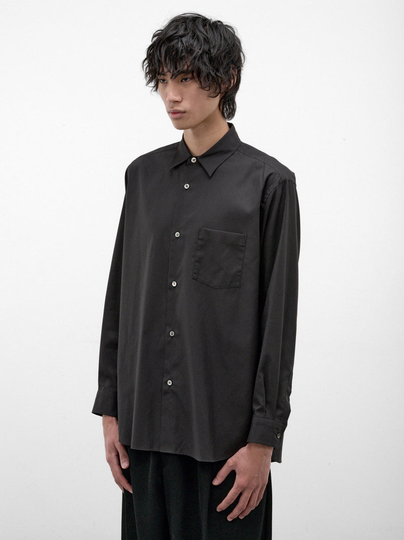 Black Pima Cotton Shirt (ST-1658-BLACK)