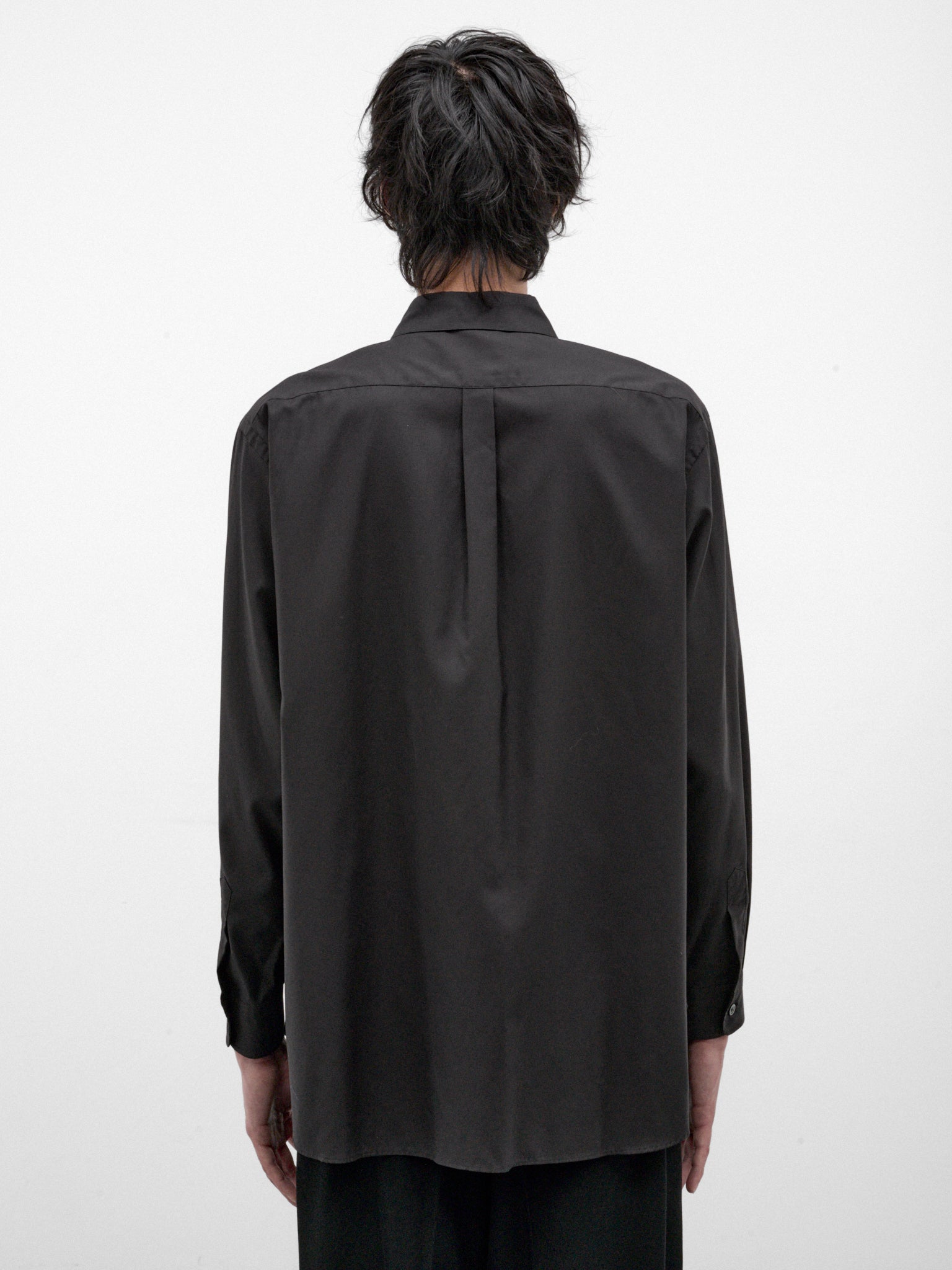 Black Pima Cotton Shirt (ST-1658-BLACK)