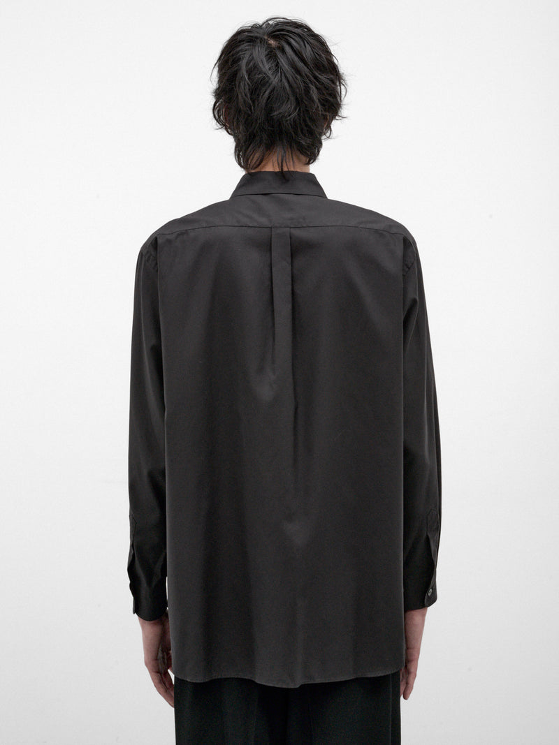 Black Pima Cotton Shirt (ST-1658-BLACK)