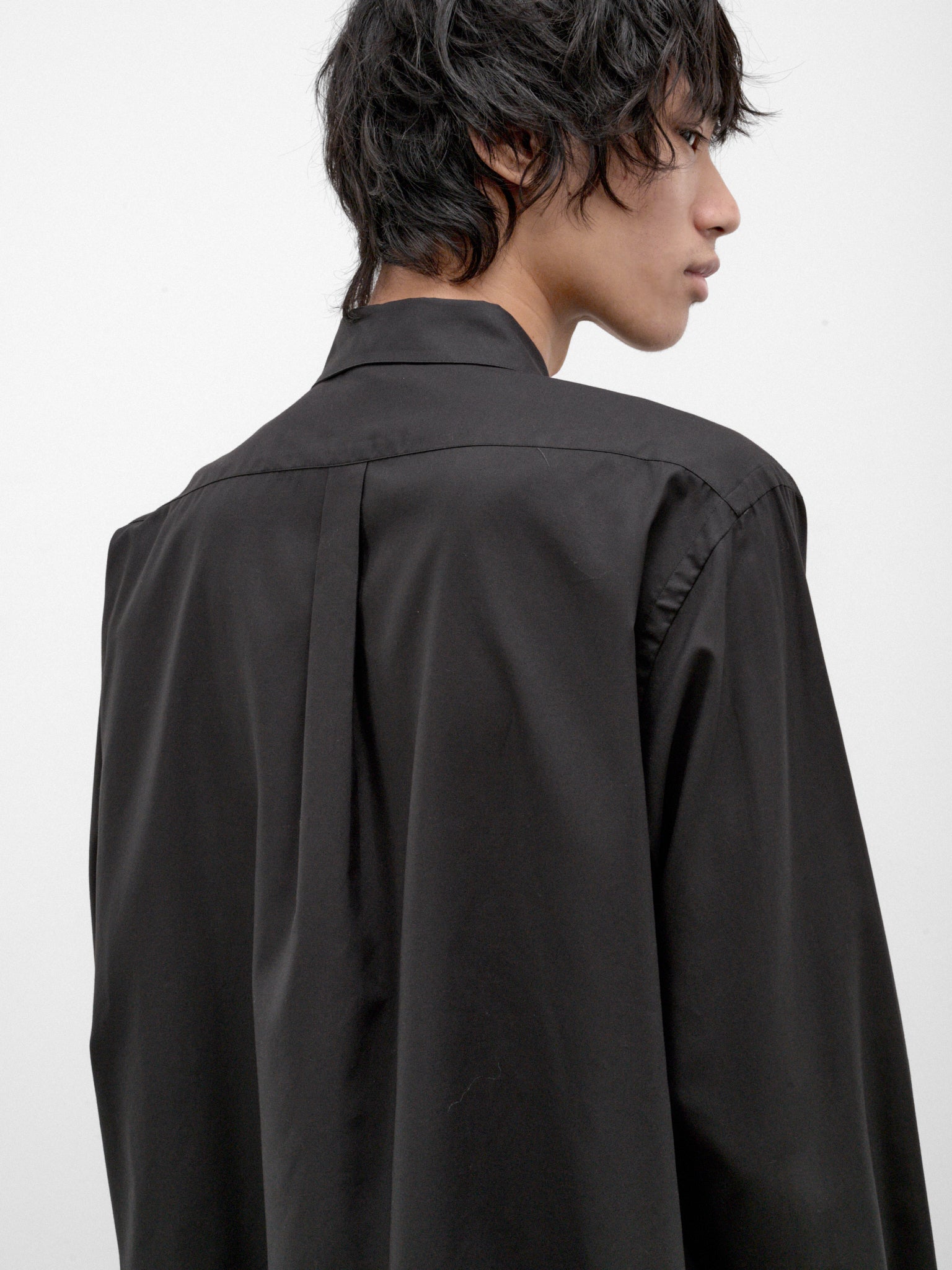 Black Pima Cotton Shirt (ST-1658-BLACK)
