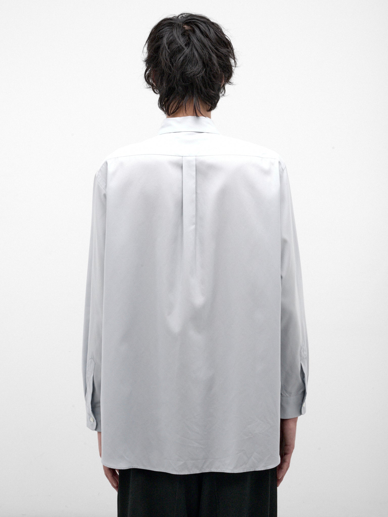 Blue Pima Cotton Shirt (ST-1658-O-BLUE)