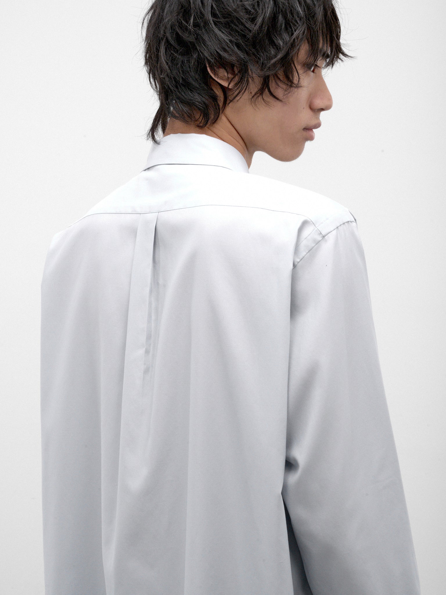 Blue Pima Cotton Shirt (ST-1658-O-BLUE)