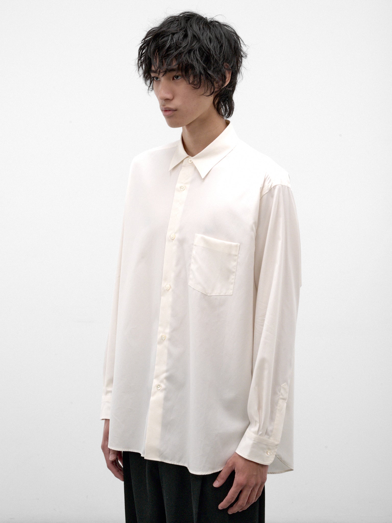 White Pima Cotton Shirt (ST-1658-O-WHITE)