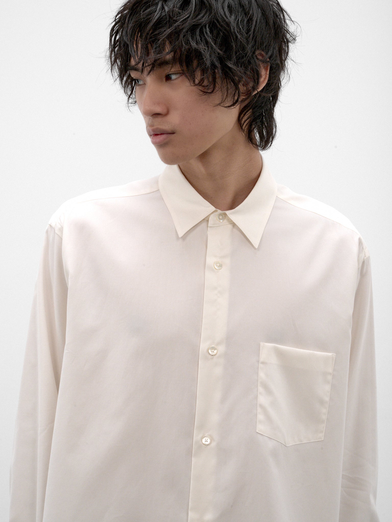 White Pima Cotton Shirt (ST-1658-O-WHITE)