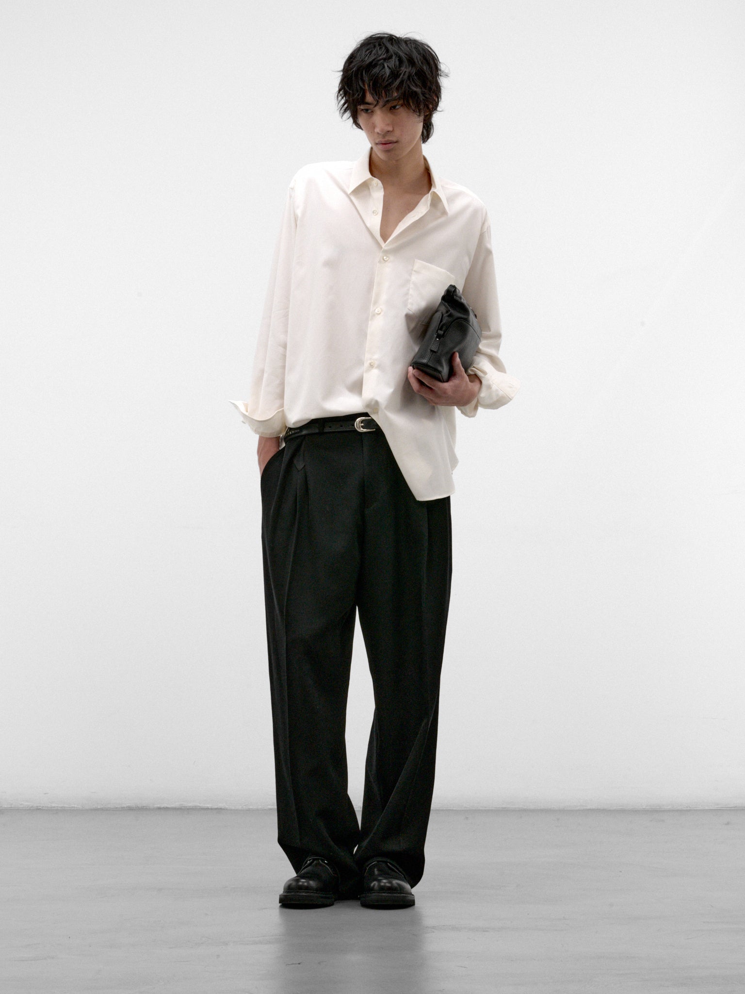 White Pima Cotton Shirt (ST-1658-O-WHITE)