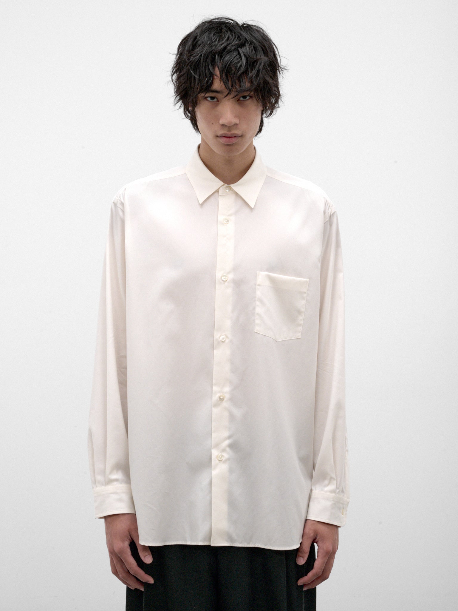 White Pima Cotton Shirt (ST-1658-O-WHITE)