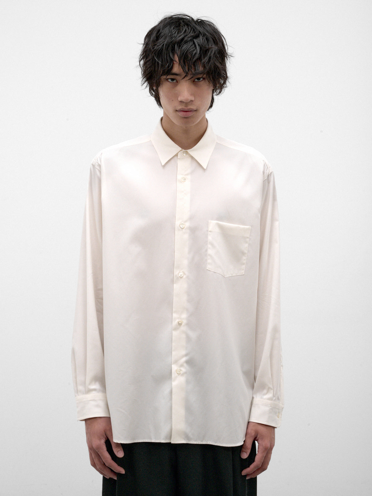 White Pima Cotton Shirt (ST-1658-O-WHITE)